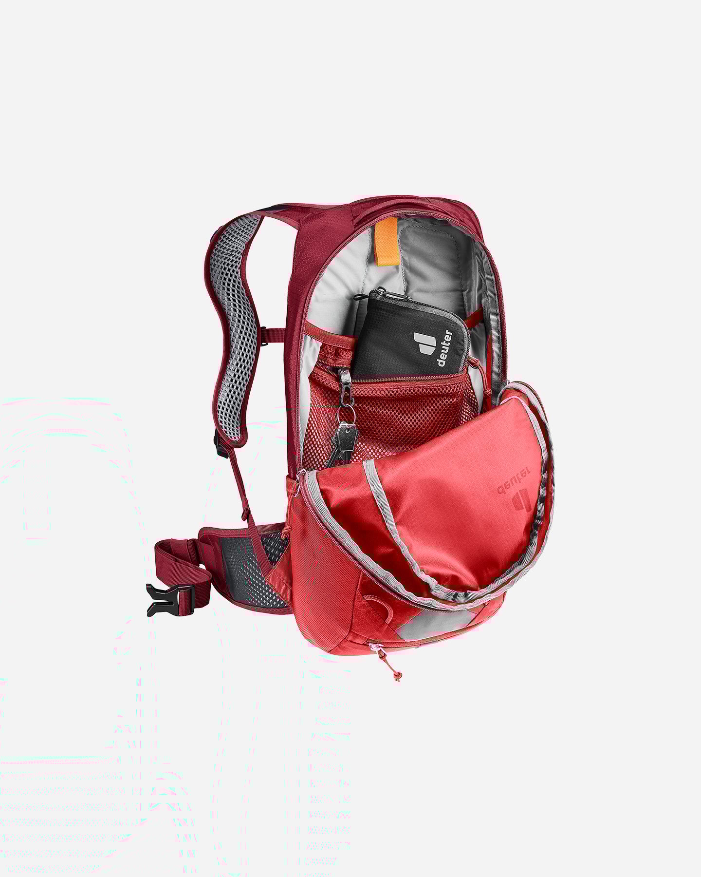 Zaino trail running DEUTER RACE 8  - Rosso - 2 | Cisalfa Sport