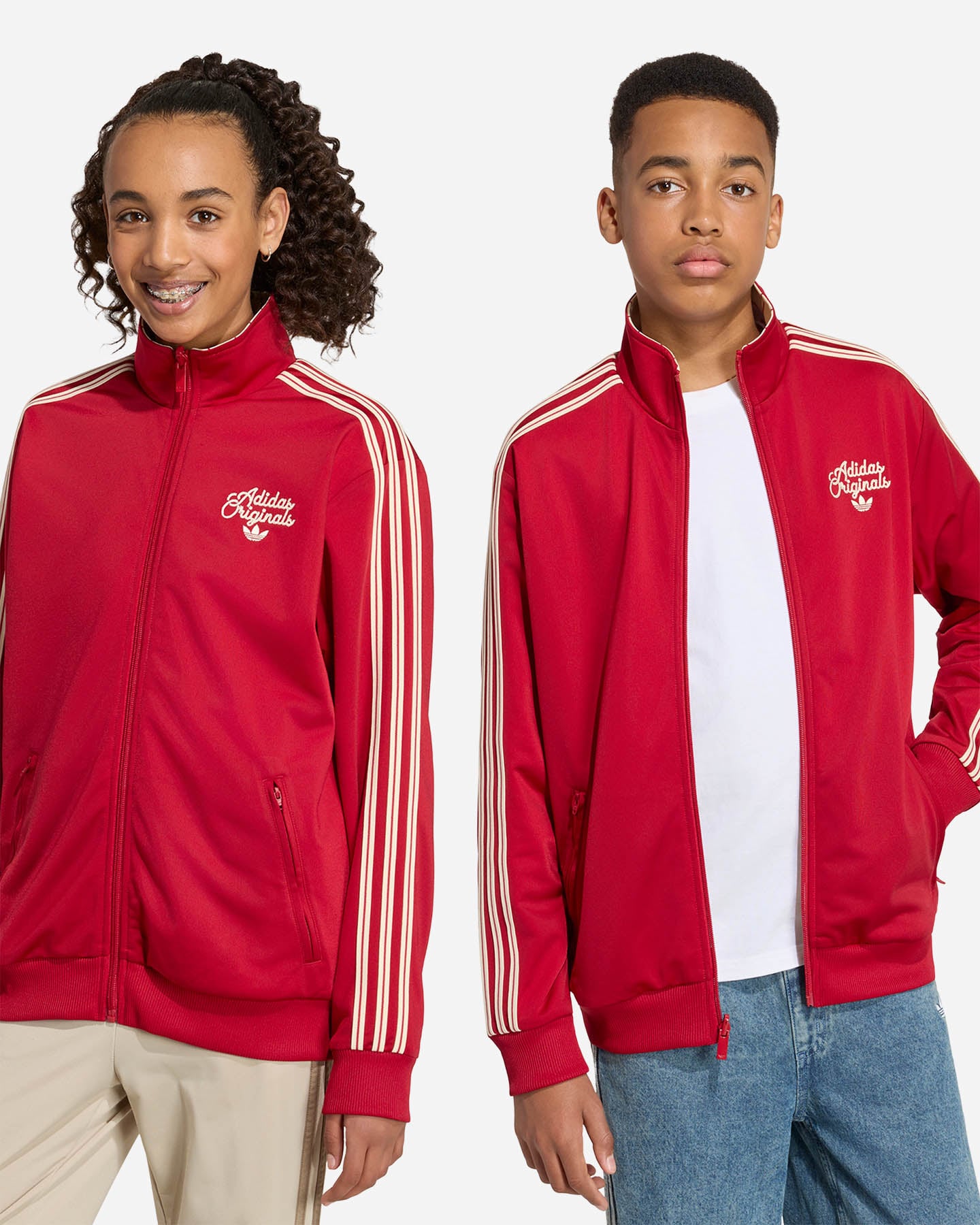 Felpa ADIDAS FIREBIRD JR - Rosso - 2 | Cisalfa Sport