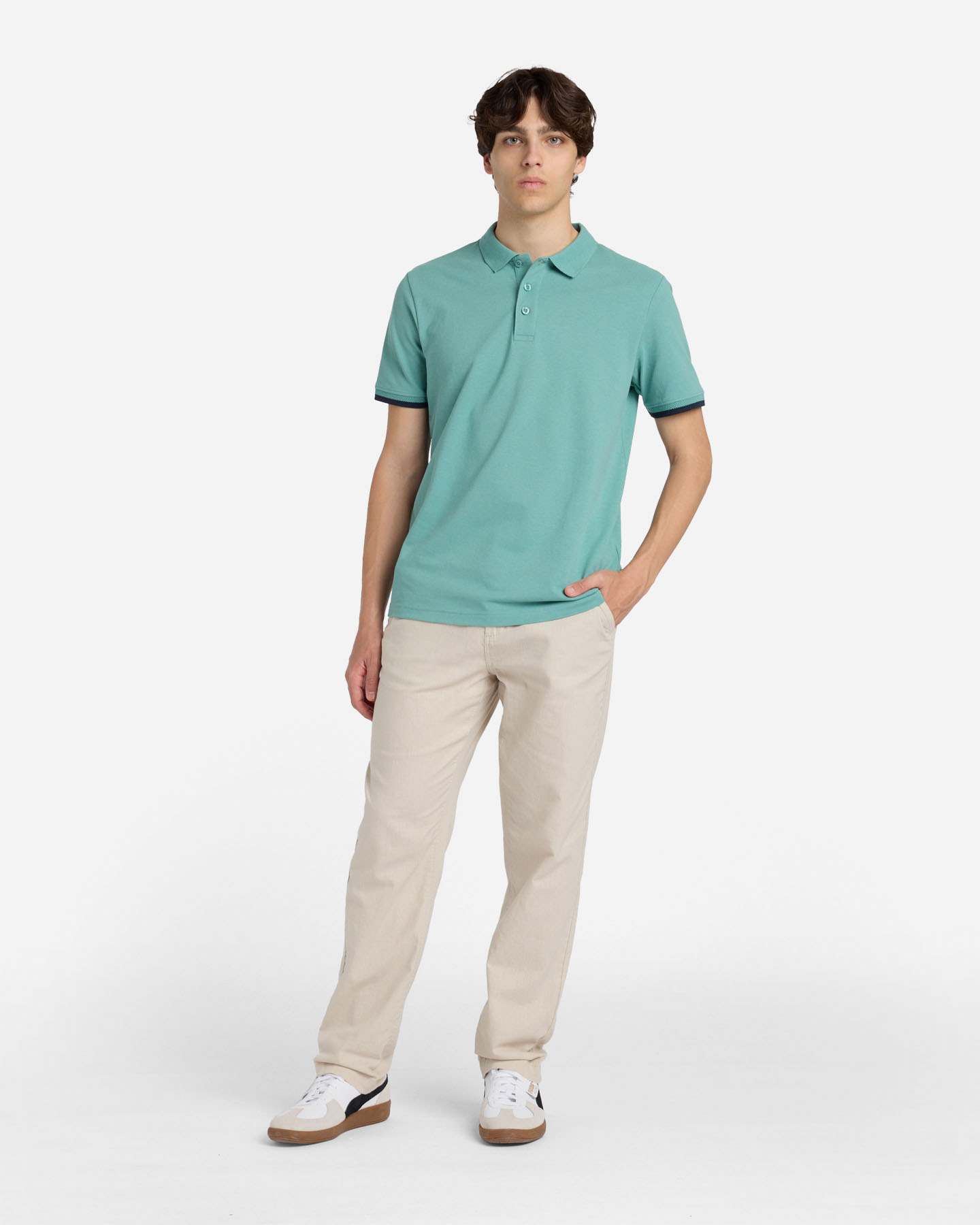Polo DACK'S ESSENTIAL M - Verde - 2 | Cisalfa Sport