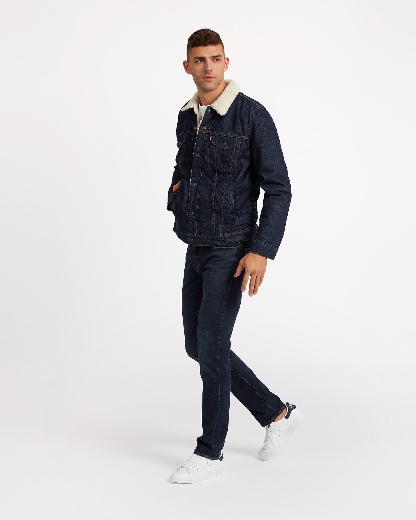 Giubbotto LEVI'S SHERPA TRUCKER JACKET M - Blu - 1 | Cisalfa Sport
