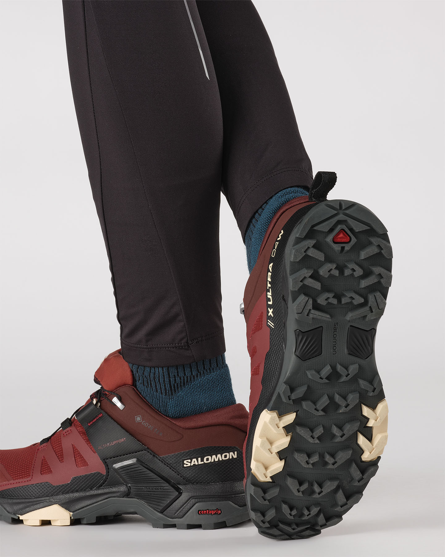 Scarpe trail SALOMON X ULTRA 4 GTX W - Rosso - 5 | Cisalfa Sport