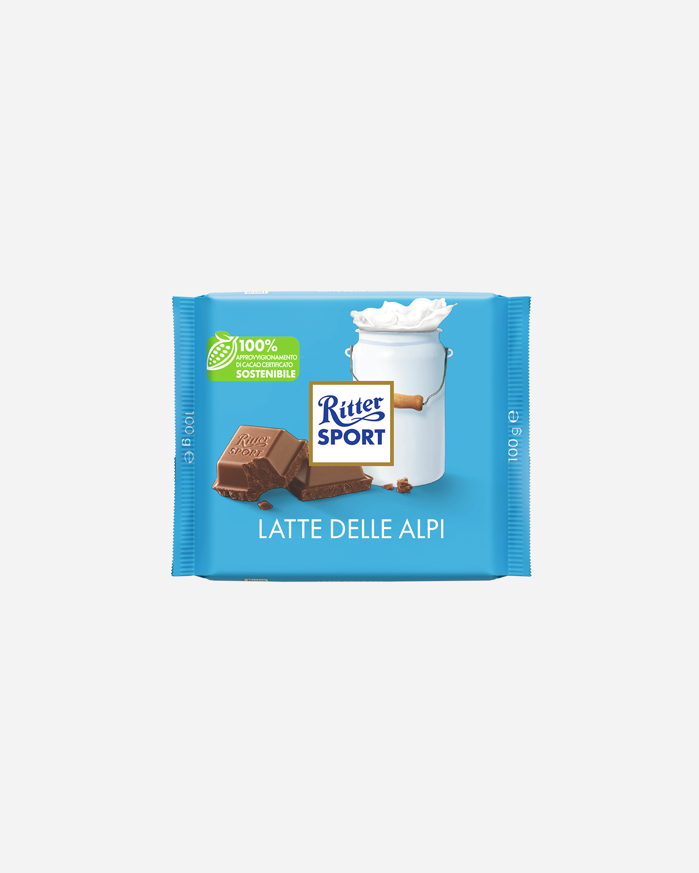 Tavoletta RITTER SPORT LATTE DELLE ALPI  - Azzurro - 0 | Cisalfa Sport