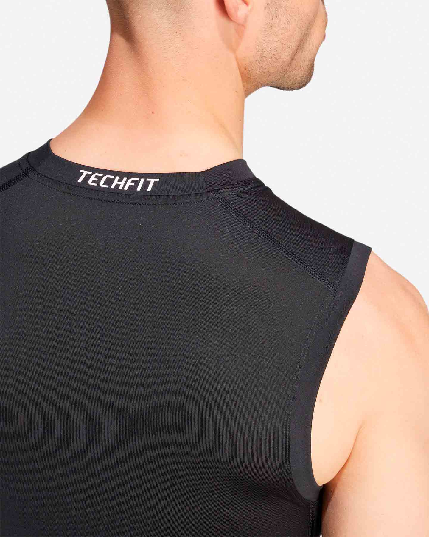 Canotta training ADIDAS TECHFIT COMPRESSION M - Nero - 5 | Cisalfa Sport
