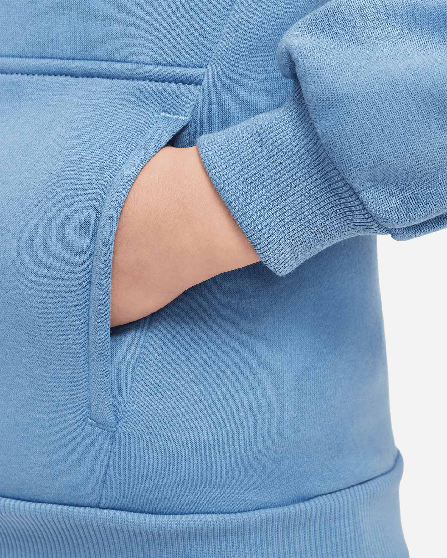 Felpa NIKE SMALL LOGO JR - Azzurro - 2 | Cisalfa Sport