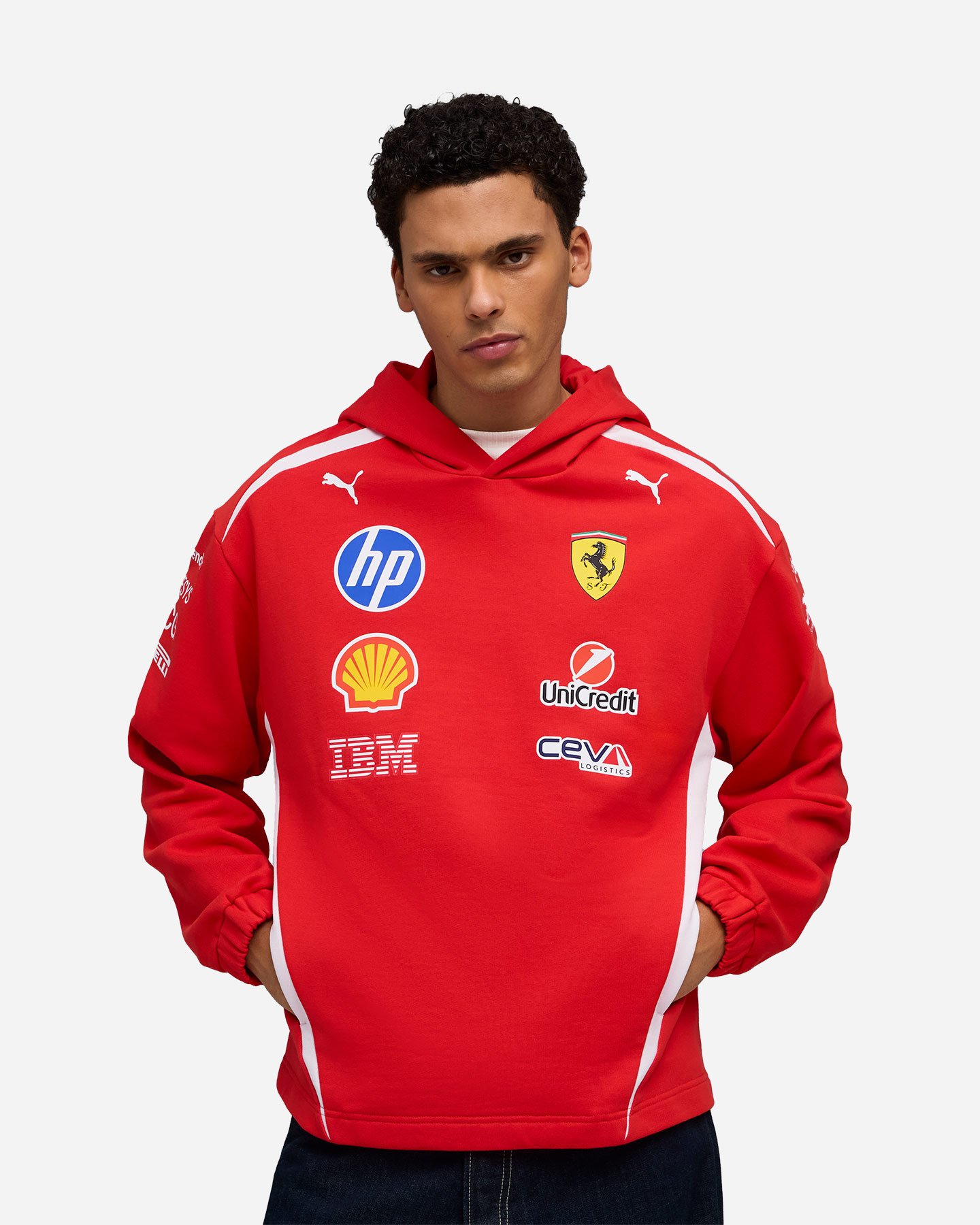 Felpa PUMA FERRARI AUTHENTIC REPLICA M - Rosso - 3 | Cisalfa Sport