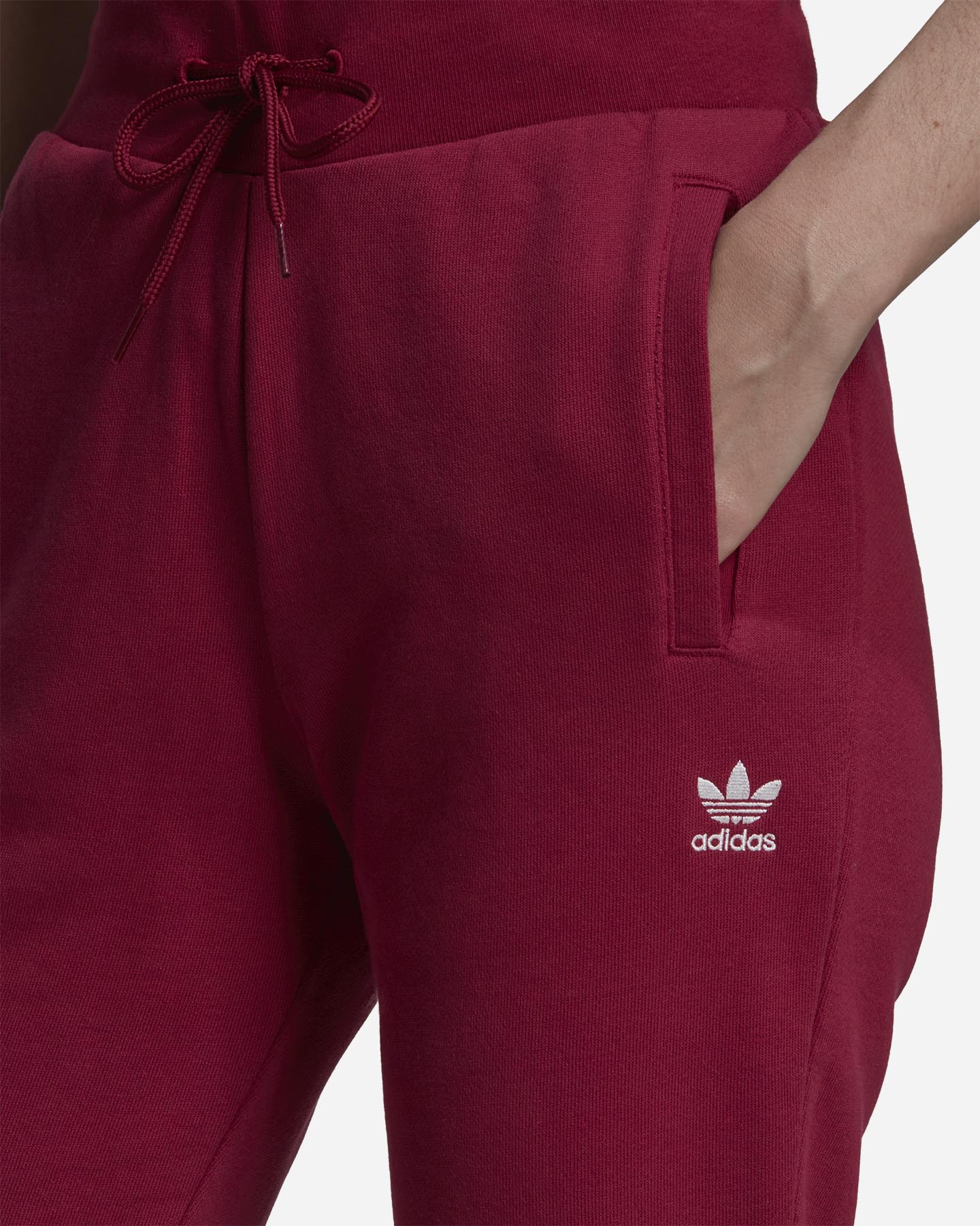 Pantalone ADIDAS ESSENTIALS SLIM W - Rosso - 4 | Cisalfa Sport