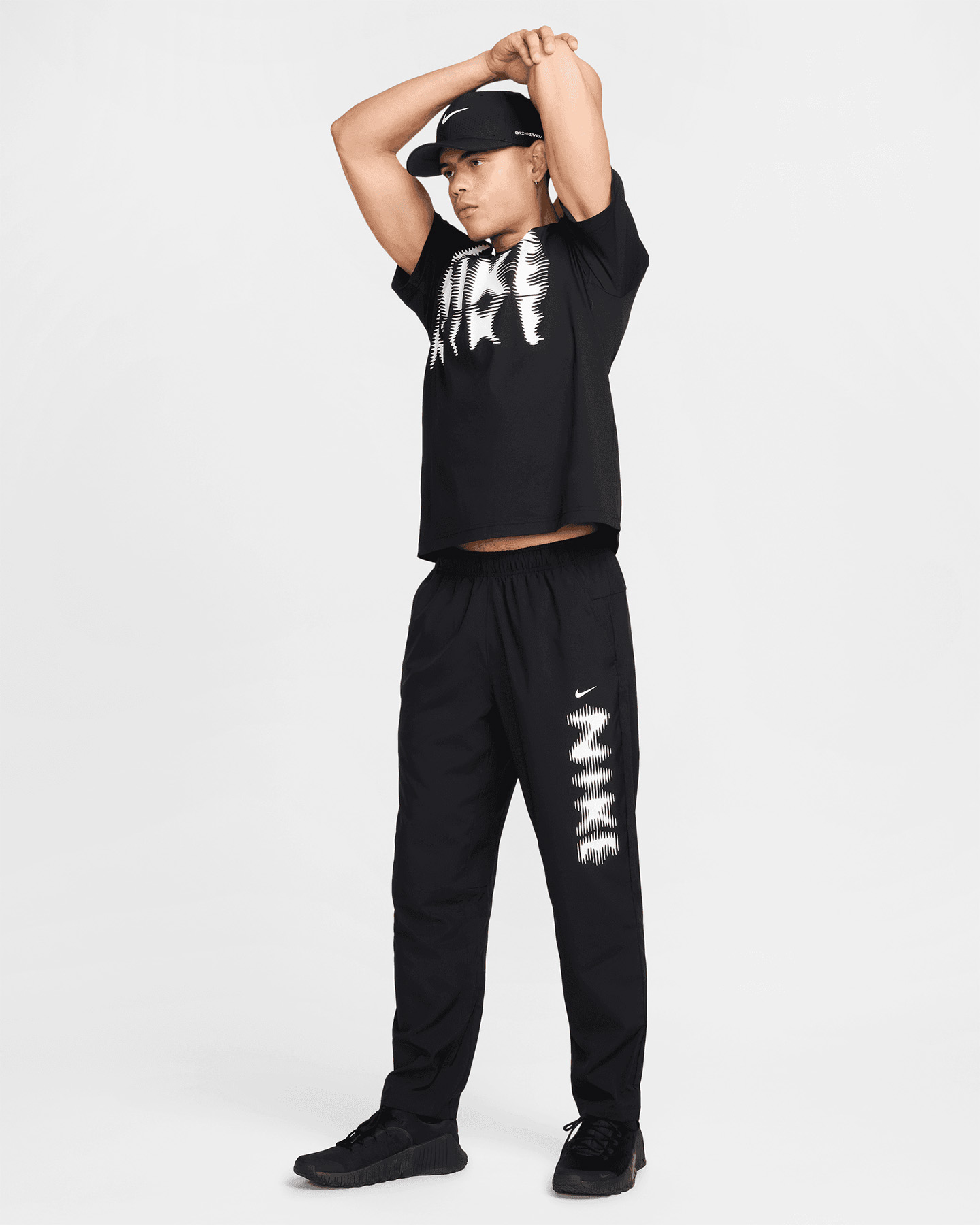 Pantalone training NIKE DRI FIT SWOOSH M - Nero - 2 | Cisalfa Sport