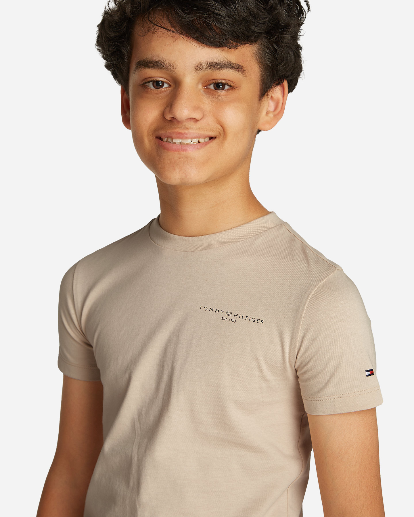 T-shirt TOMMY HILFIGER MINI LOGO JR - Beige - 4 | Cisalfa Sport