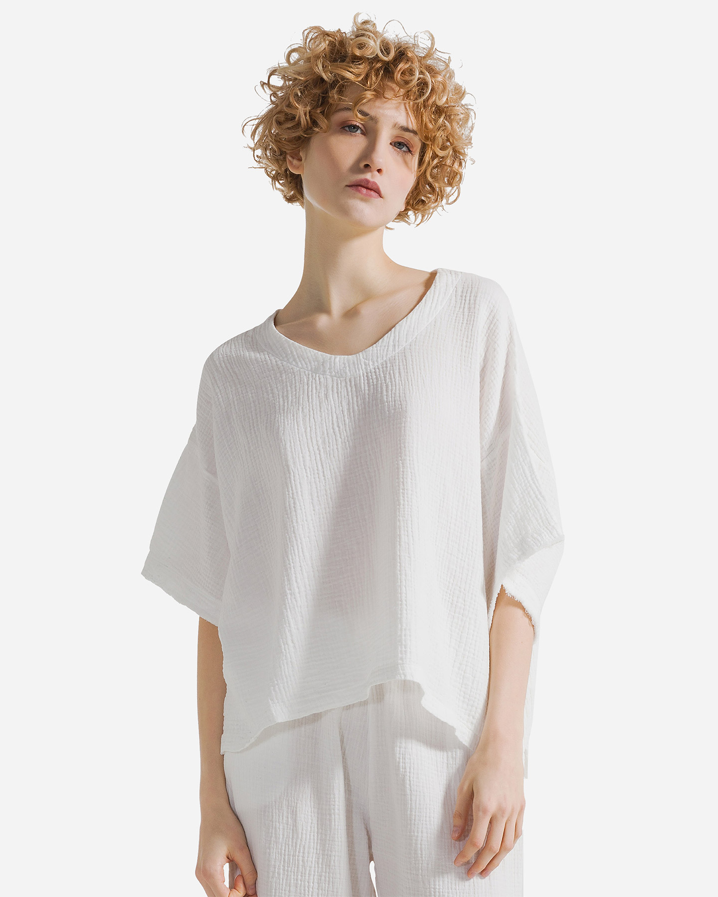 Felpa DEHA BASIC W - Bianco - 2 | Cisalfa Sport