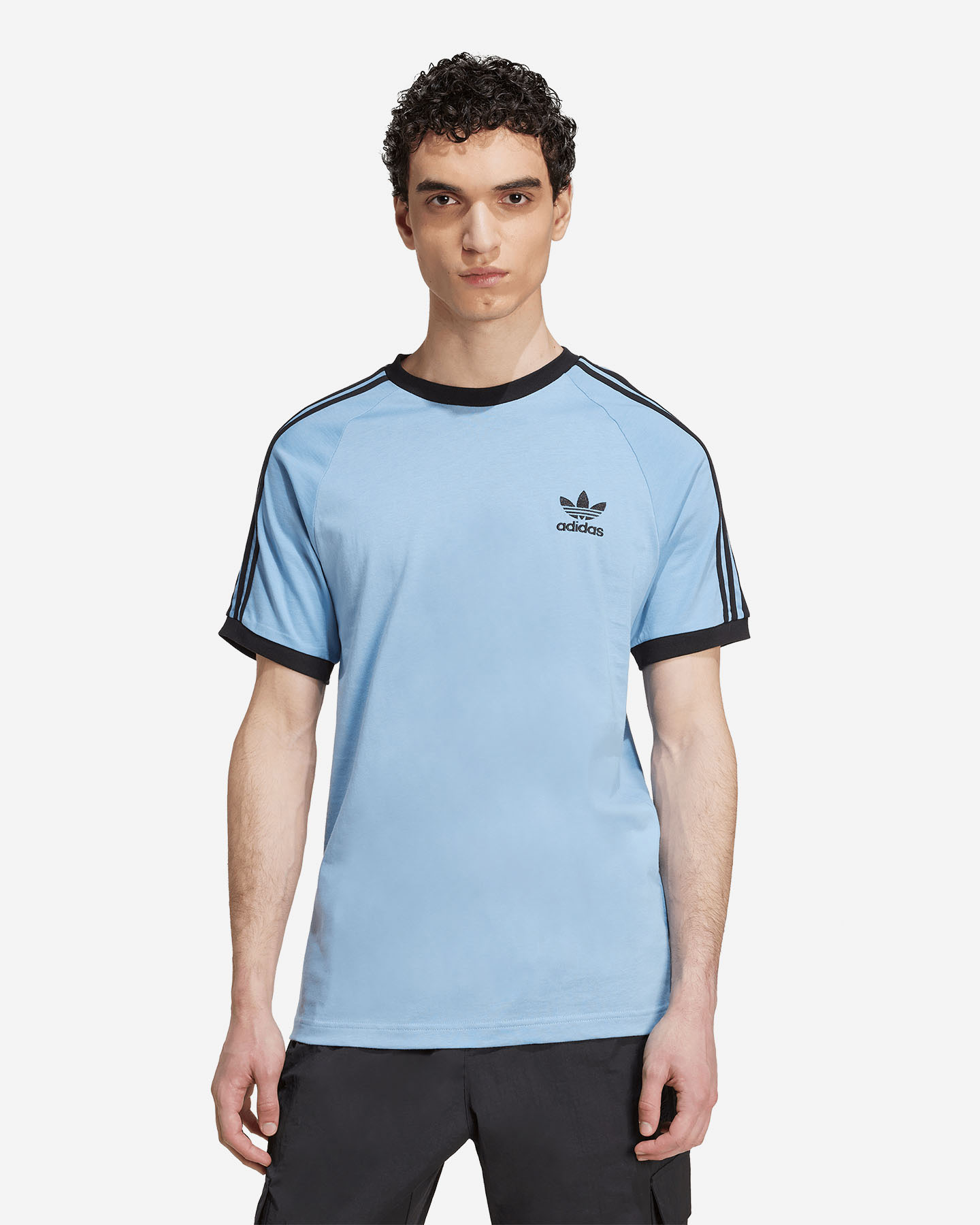 T-shirt ADIDAS 3STRIPES M - Azzurro - 1 | Cisalfa Sport