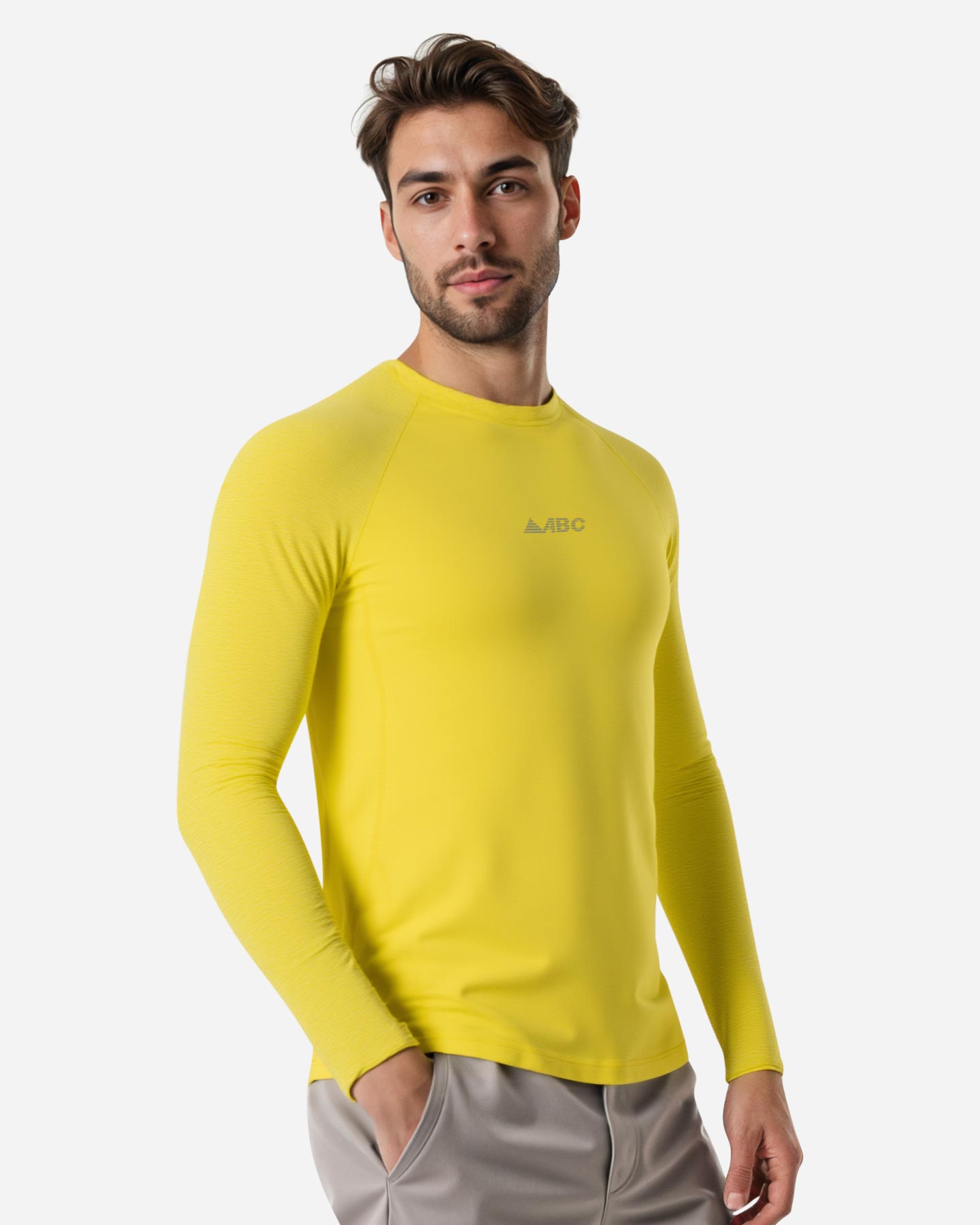 Maglia running ABC TECH M - Giallo - 3 | Cisalfa Sport