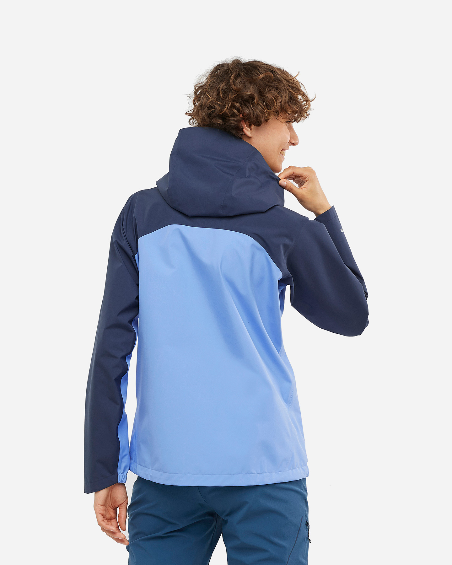 Giacca outdoor SALOMON OUTLINE GTX 2.5L W - Azzurro - 3 | Cisalfa Sport