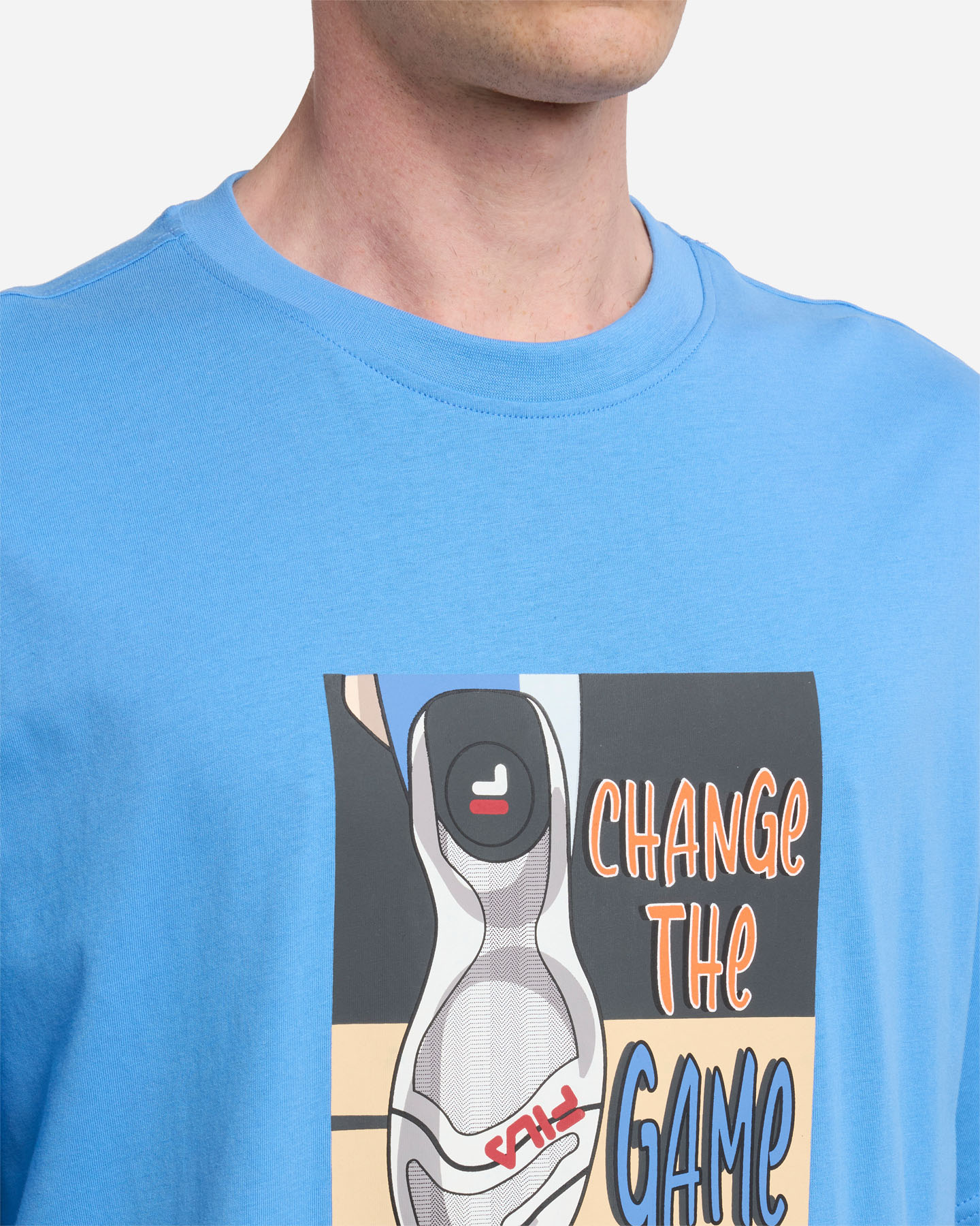 T-shirt FILA ATHLEISURE DYNAMISM M - Azzurro - 5 | Cisalfa Sport