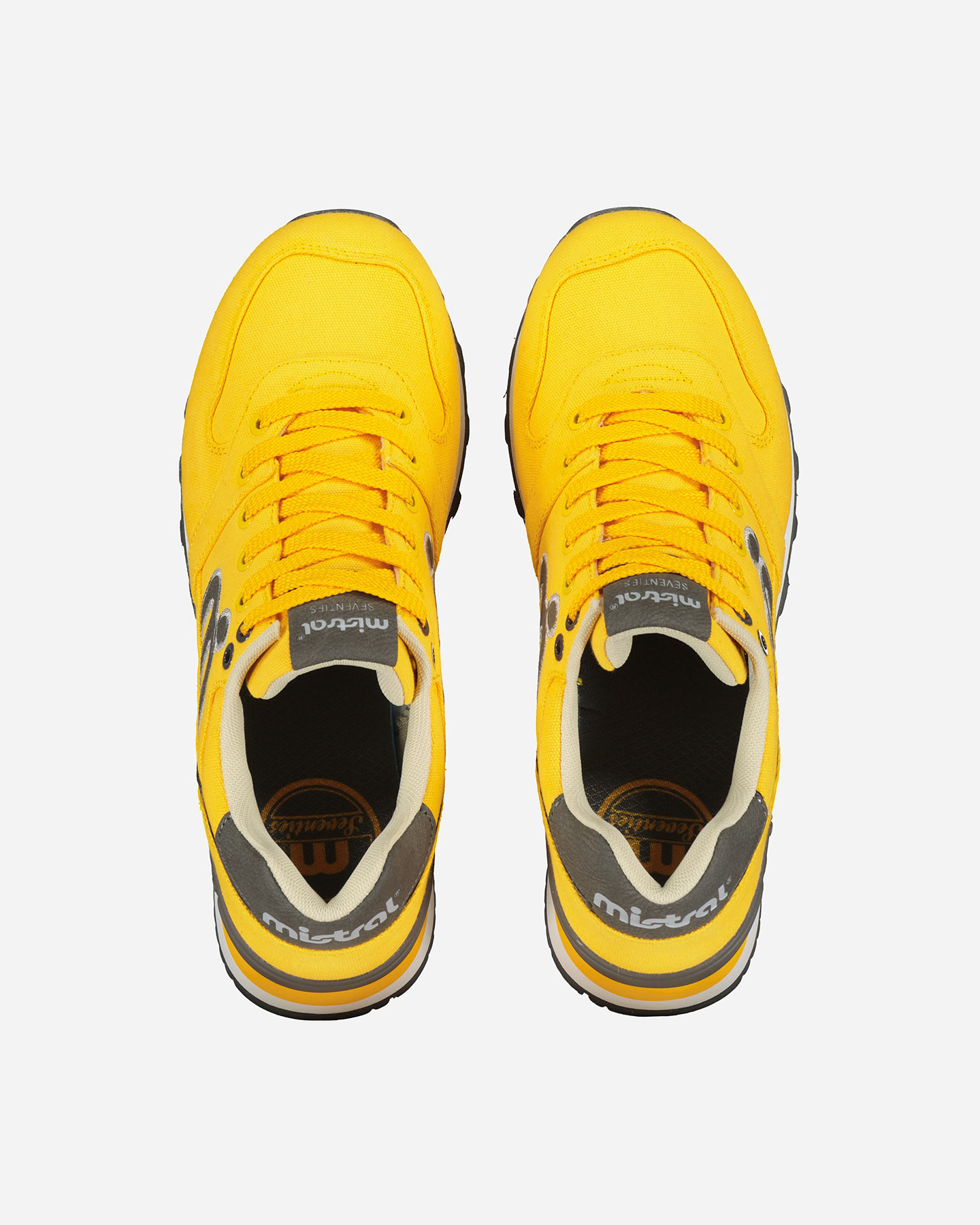 Scarpe sneakers MISTRAL SEVENTIES CANVAS M - Giallo - 3 | Cisalfa Sport