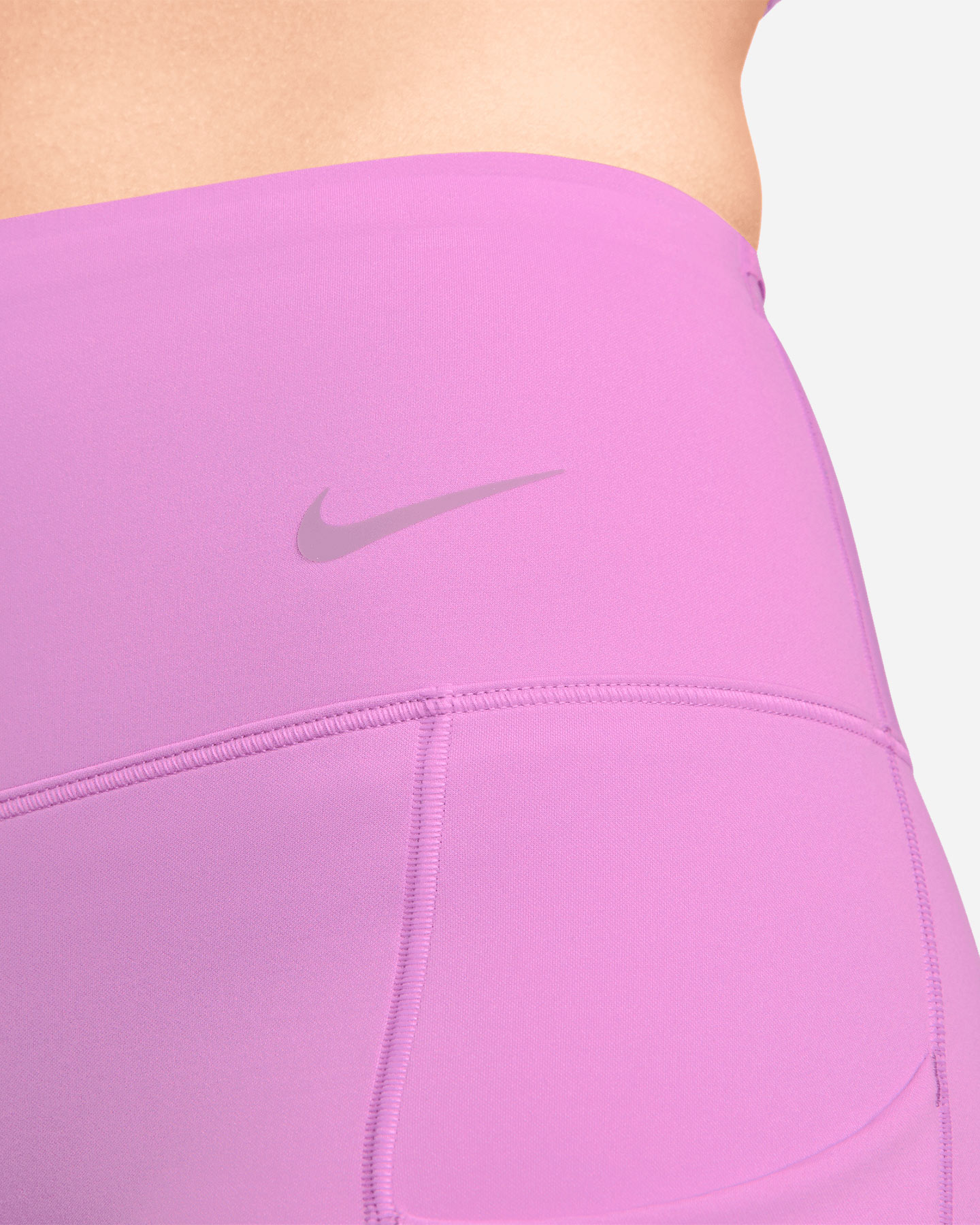 Short running NIKE DRI FIT GO MR 8IN W - Nero - 5 | Cisalfa Sport