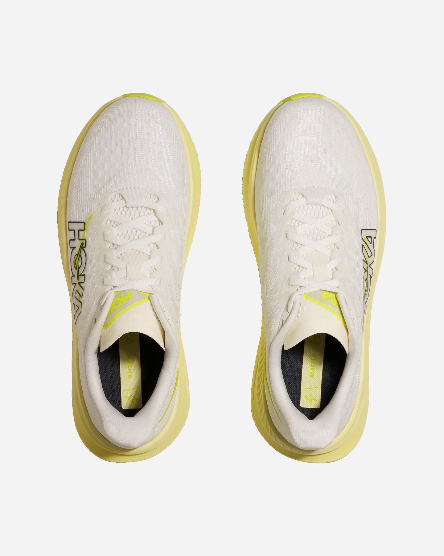 Scarpe running HOKA MACH 6 W - Bianco - 4 | Cisalfa Sport