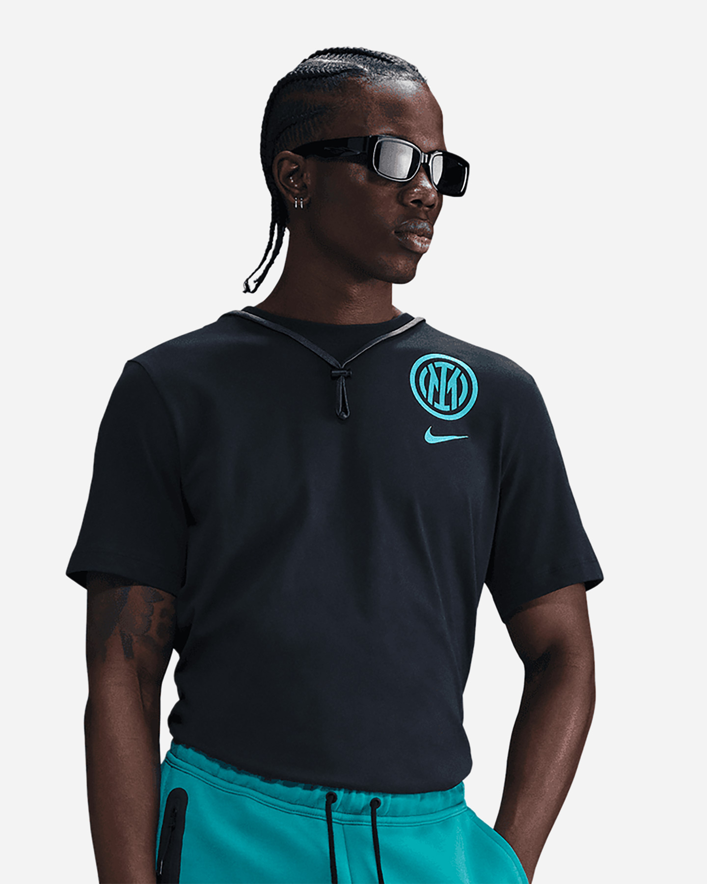 Abbigliamento calcio ufficiale NIKE INTER 25-26 CREST M - Nero - 0 | Cisalfa Sport