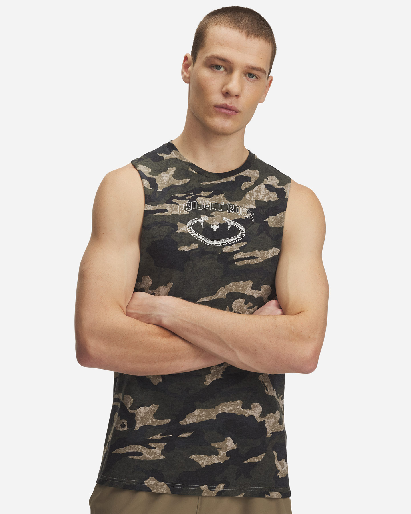 Canotta UNDER ARMOUR THE ROCK CAMO M - Beige - 0 | Cisalfa Sport