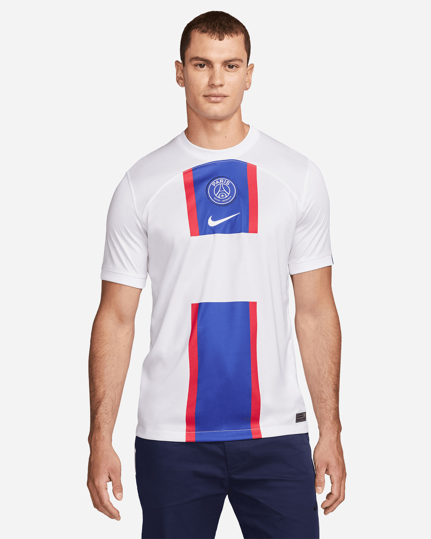Maglia calcio ufficiale NIKE DRI FIT PSG THIRD 22-23 M - Bianco - 2 | Cisalfa Sport