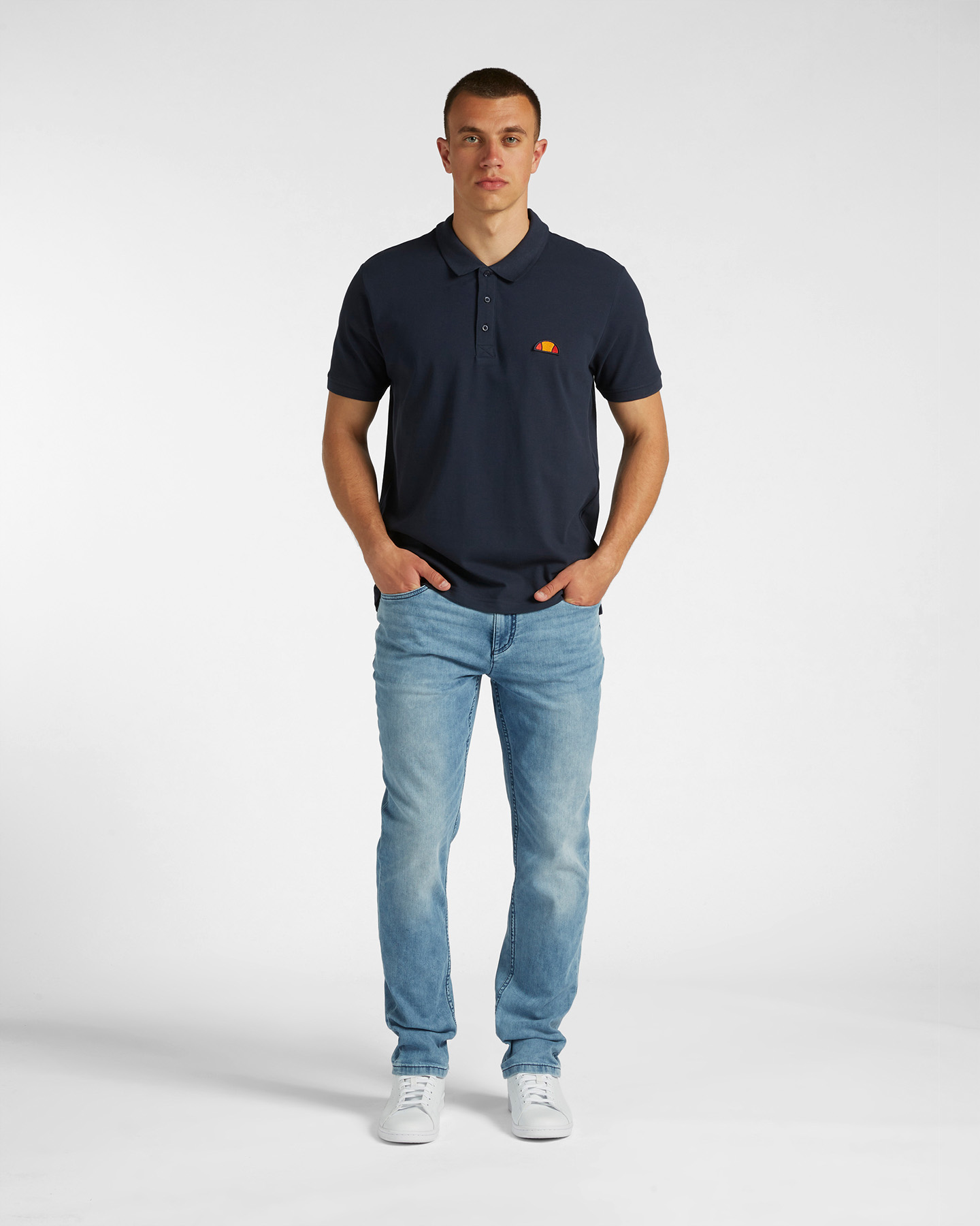 Polo ELLESSE CLASSIC PATCH M - Blu - 1 | Cisalfa Sport