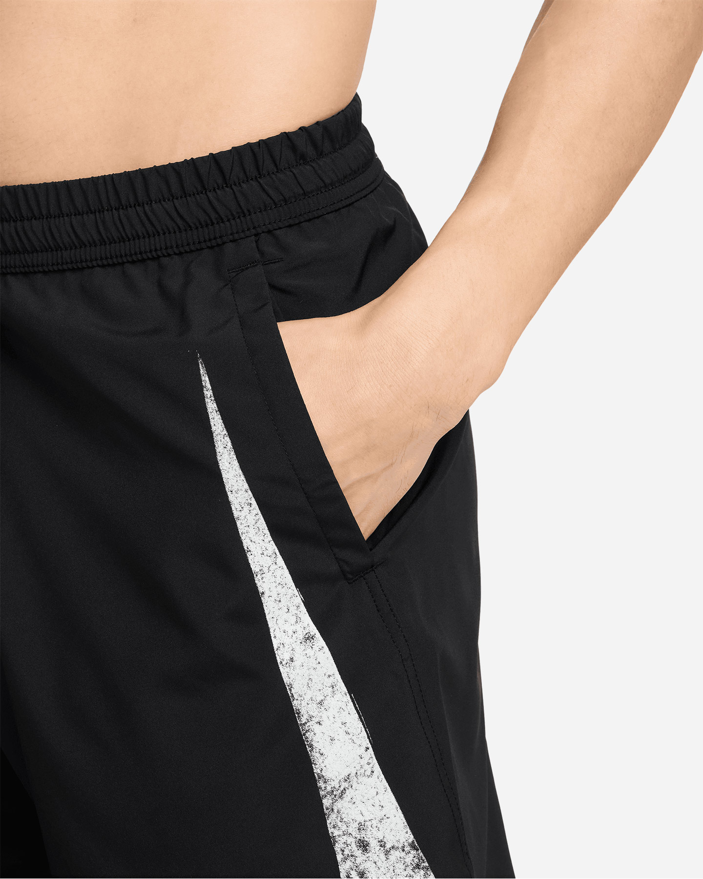 Pantalone training NIKE DRI FIT FORM SWOOSH M - Nero - 4 | Cisalfa Sport