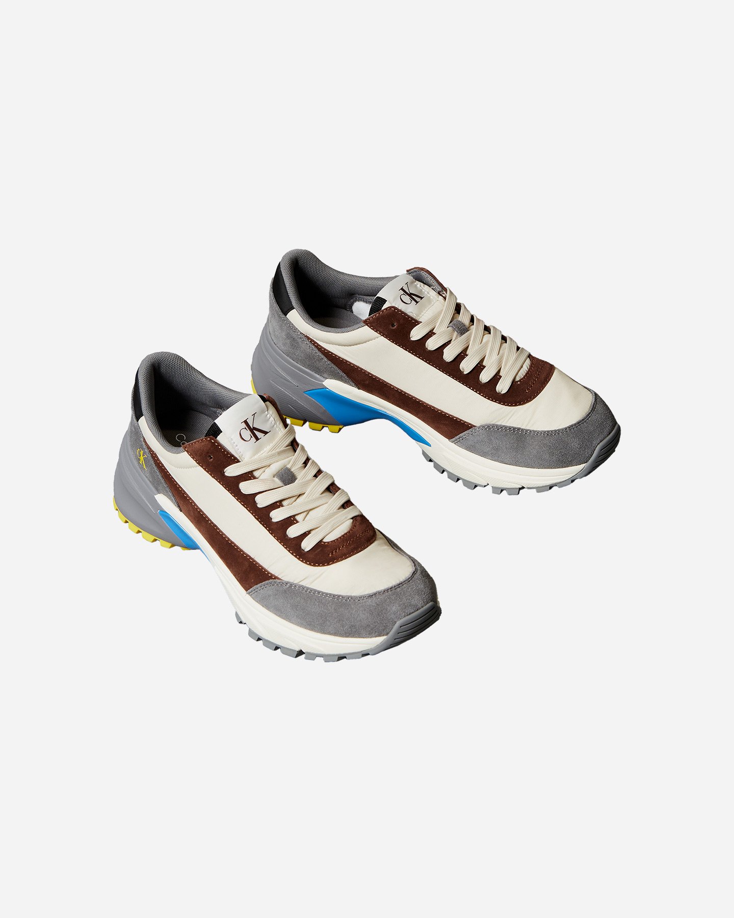 Scarpe sneakers CALVIN KLEIN JEANS HIKE RUNNER CASUAL M - Bianco - 1 | Cisalfa Sport