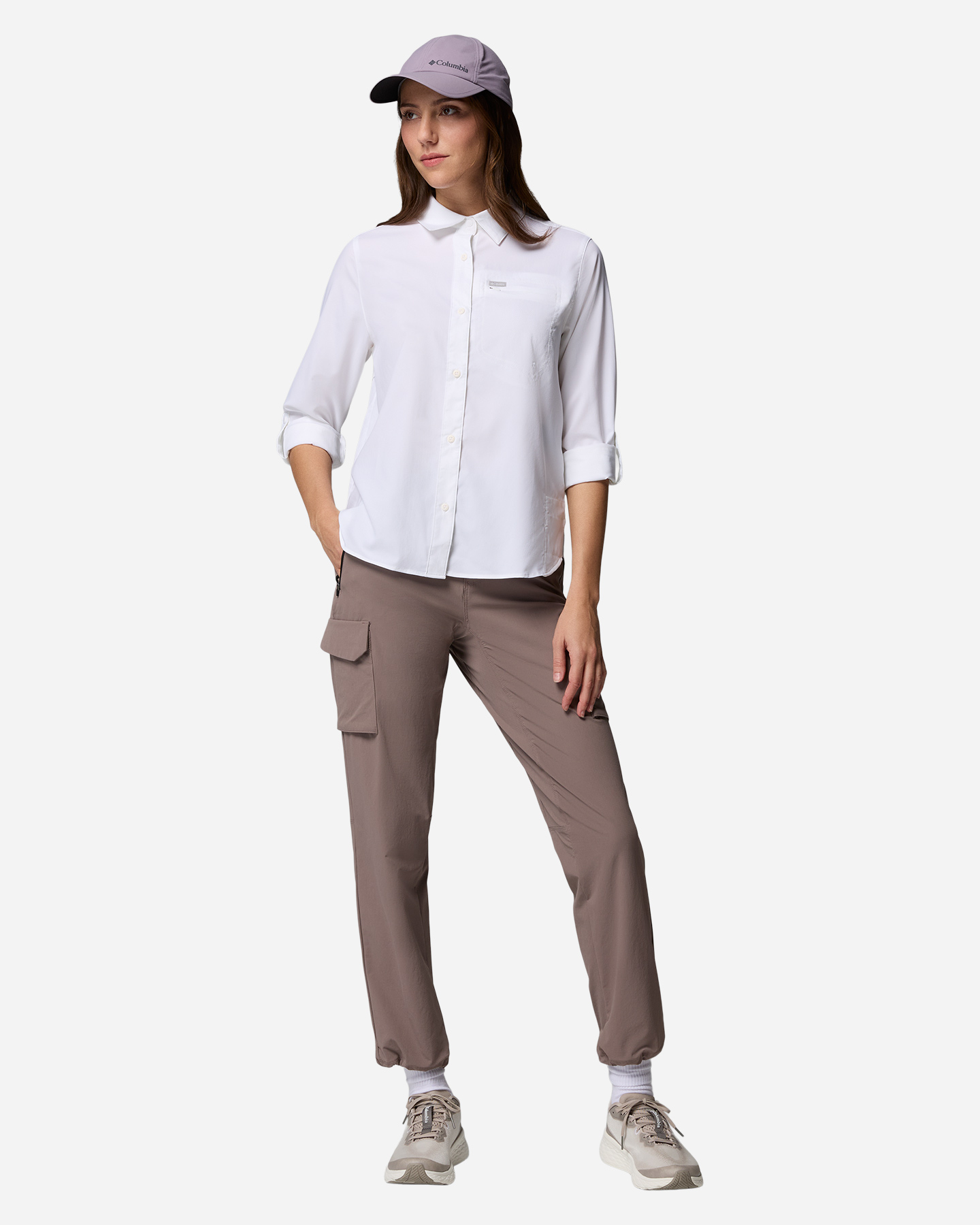 Camicia COLUMBIA SILVER RIDGE UTILITY II W - Bianco - 4 | Cisalfa Sport