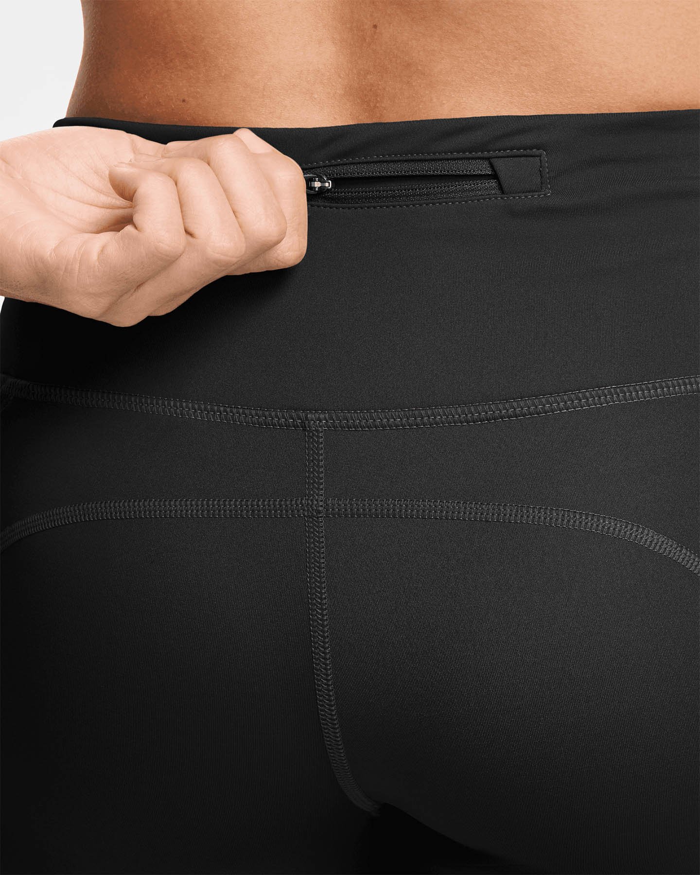Fuseaux running NIKE FAST DRI FIT 7/8 SWOOSH W - Nero - 3 | Cisalfa Sport