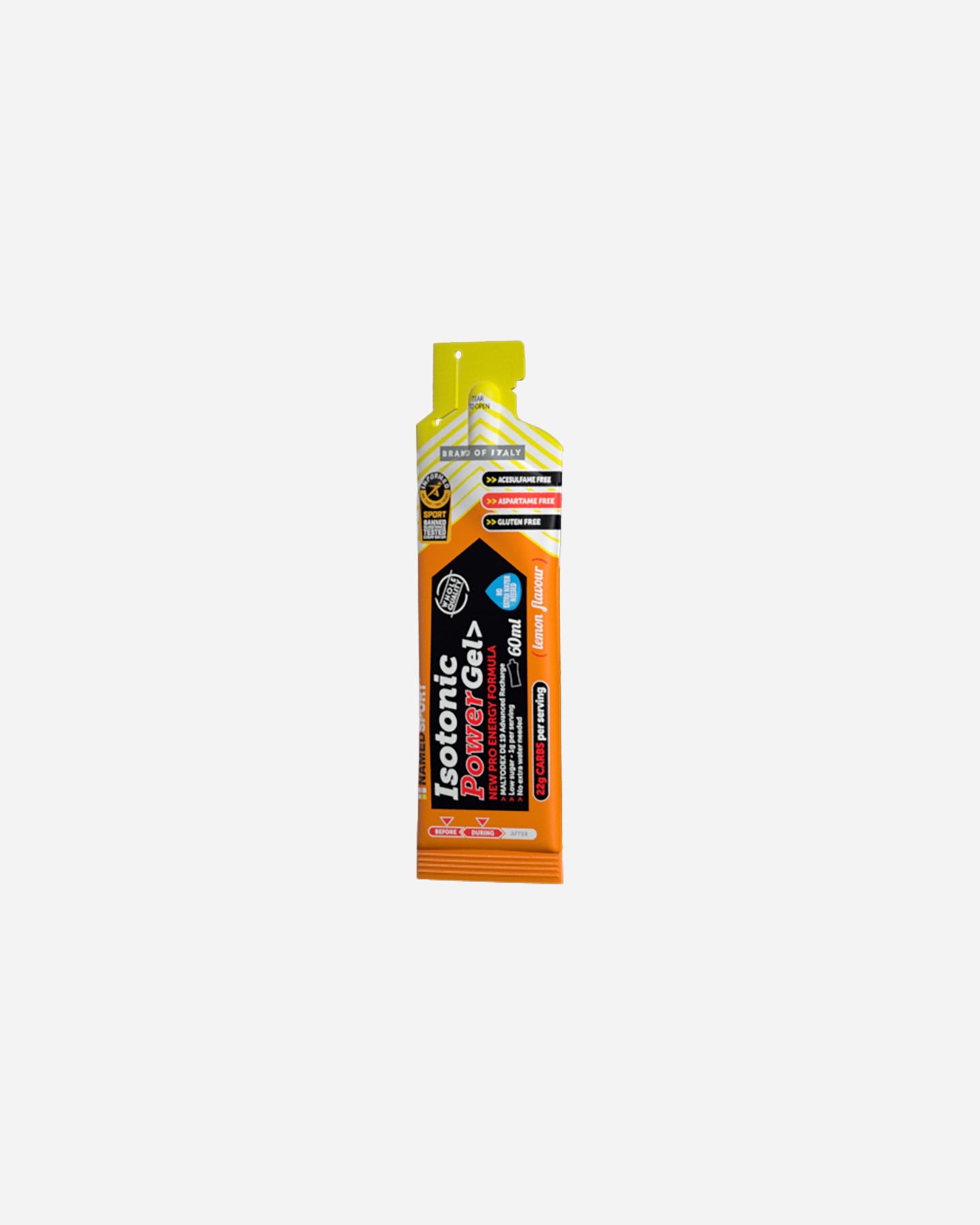 Energetico NAMED SPORT ISOTONIC POWER GEL LEMON 60ML  - Color mix - 0 | Cisalfa Sport