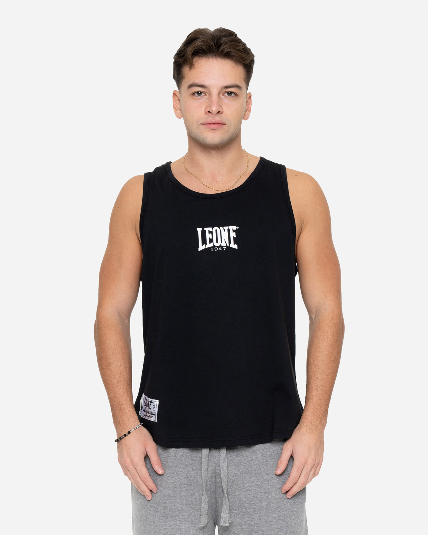 Leone Small Logo M - Canotta - Uomo - Nero