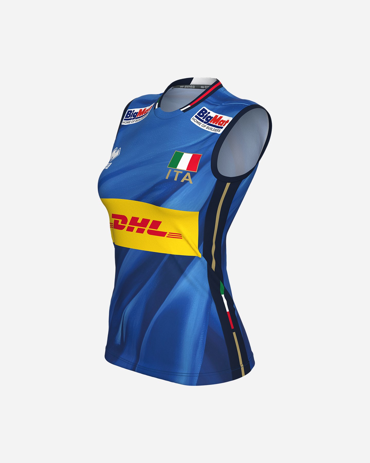 Maglia volley ERREA UFFICIALE ITALIA 25 GARA  - Blu - 2 | Cisalfa Sport