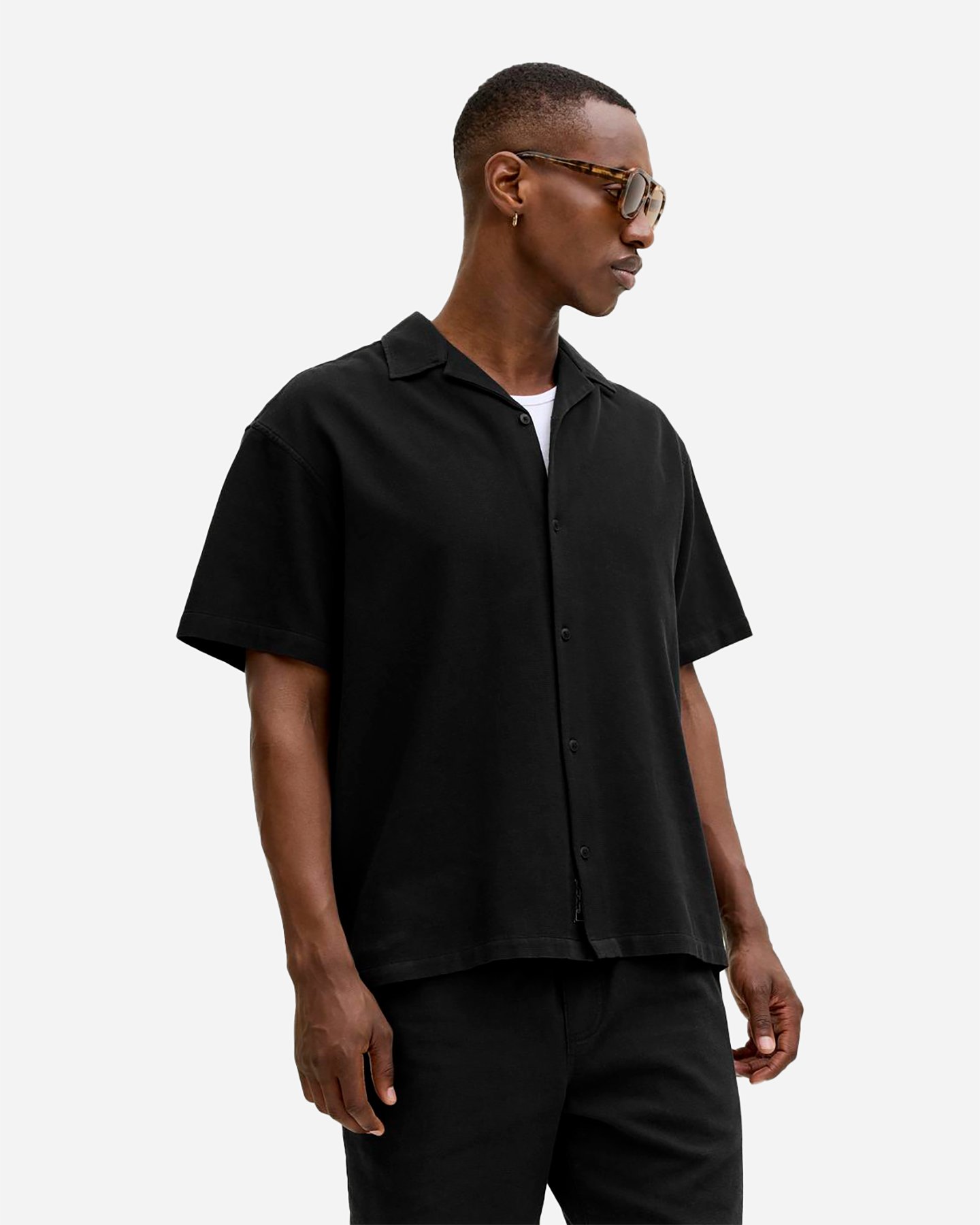 Camicia JACK & JONES JJGLOBAL M - Nero - 2 | Cisalfa Sport