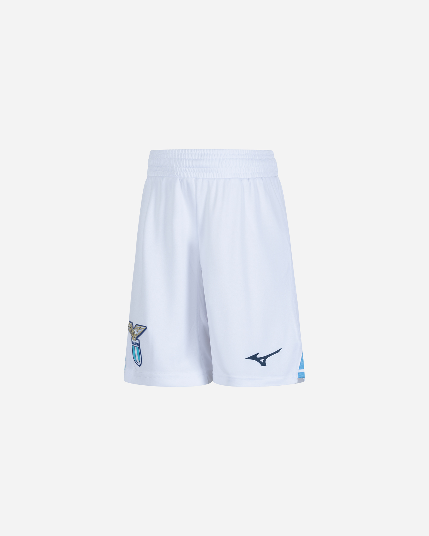 Pantaloncini calcio ufficiali MIZUNO LAZIO HOME 23-24 JR - Bianco - 0 | Cisalfa Sport