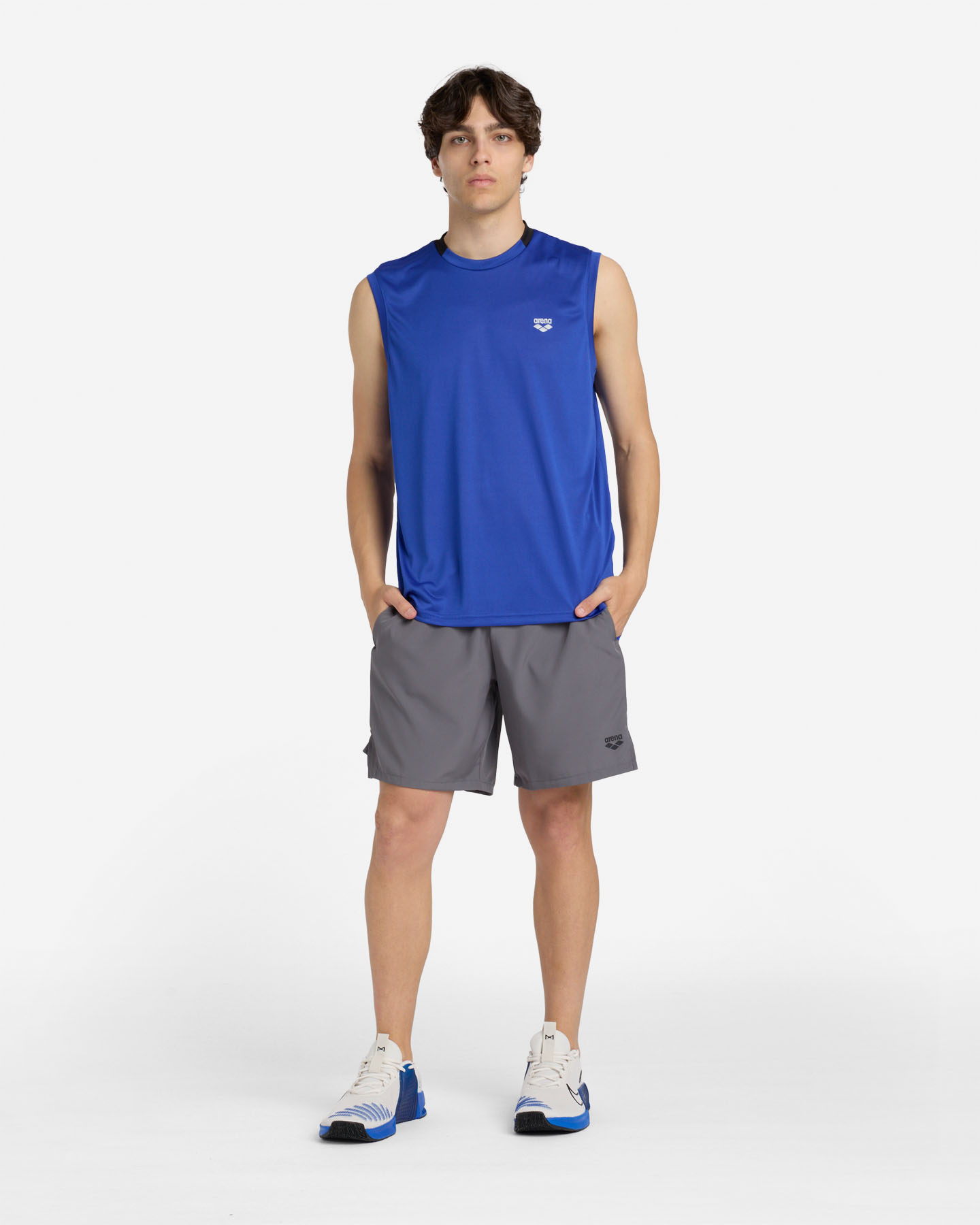 Canotta training ARENA ESSENTIAL MOVE M - Blu royal - 2 | Cisalfa Sport