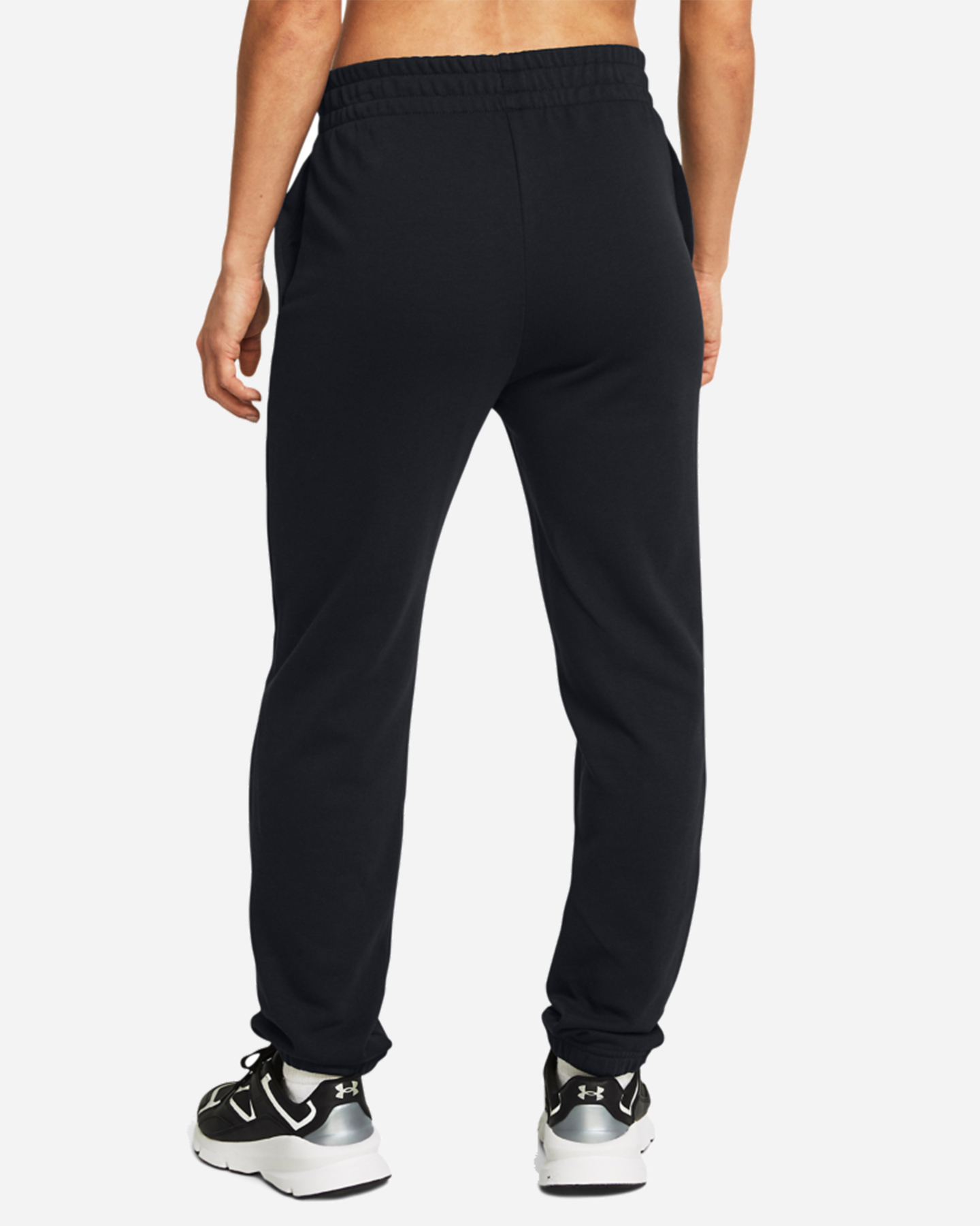 Pantalone UNDER ARMOUR RIVAL TERRY W - Nero - 3 | Cisalfa Sport