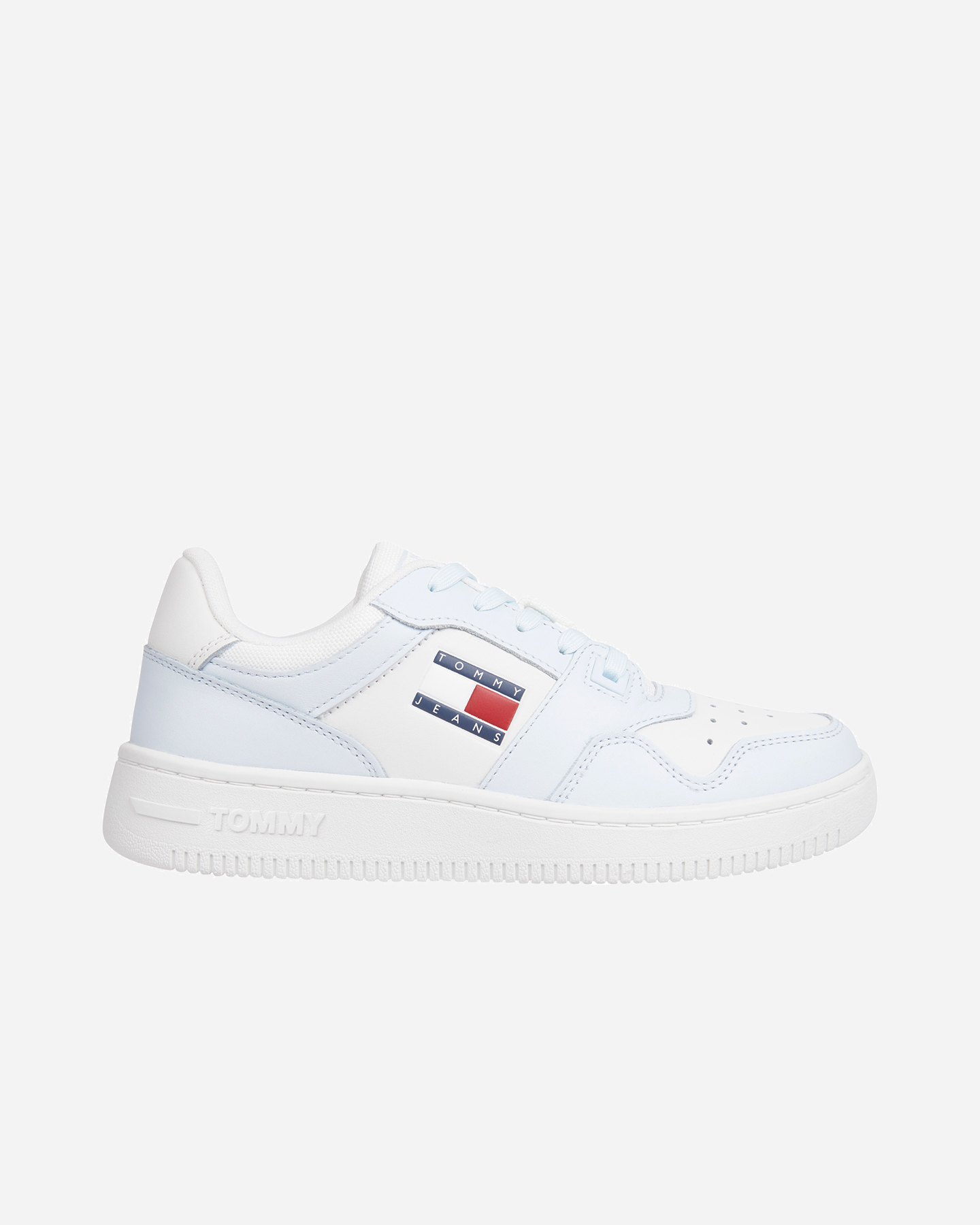 Scarpe sneakers TOMMY HILFIGER RETRO BASKET LEATHER W - Azzurro - 0 | Cisalfa Sport
