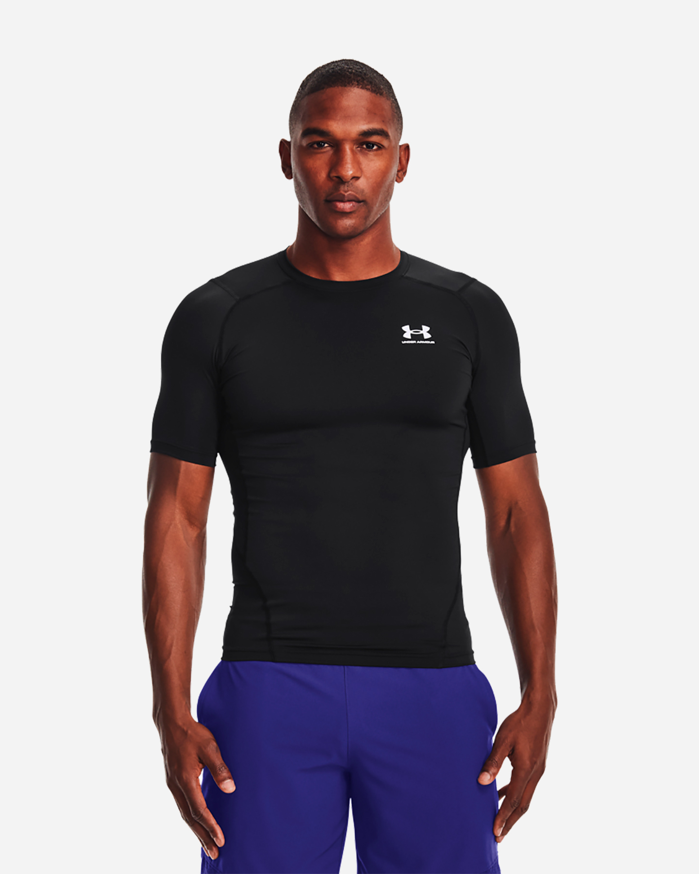 Under Armour Hg Compression Ss M - T-shirt Training - Uomo - Nero