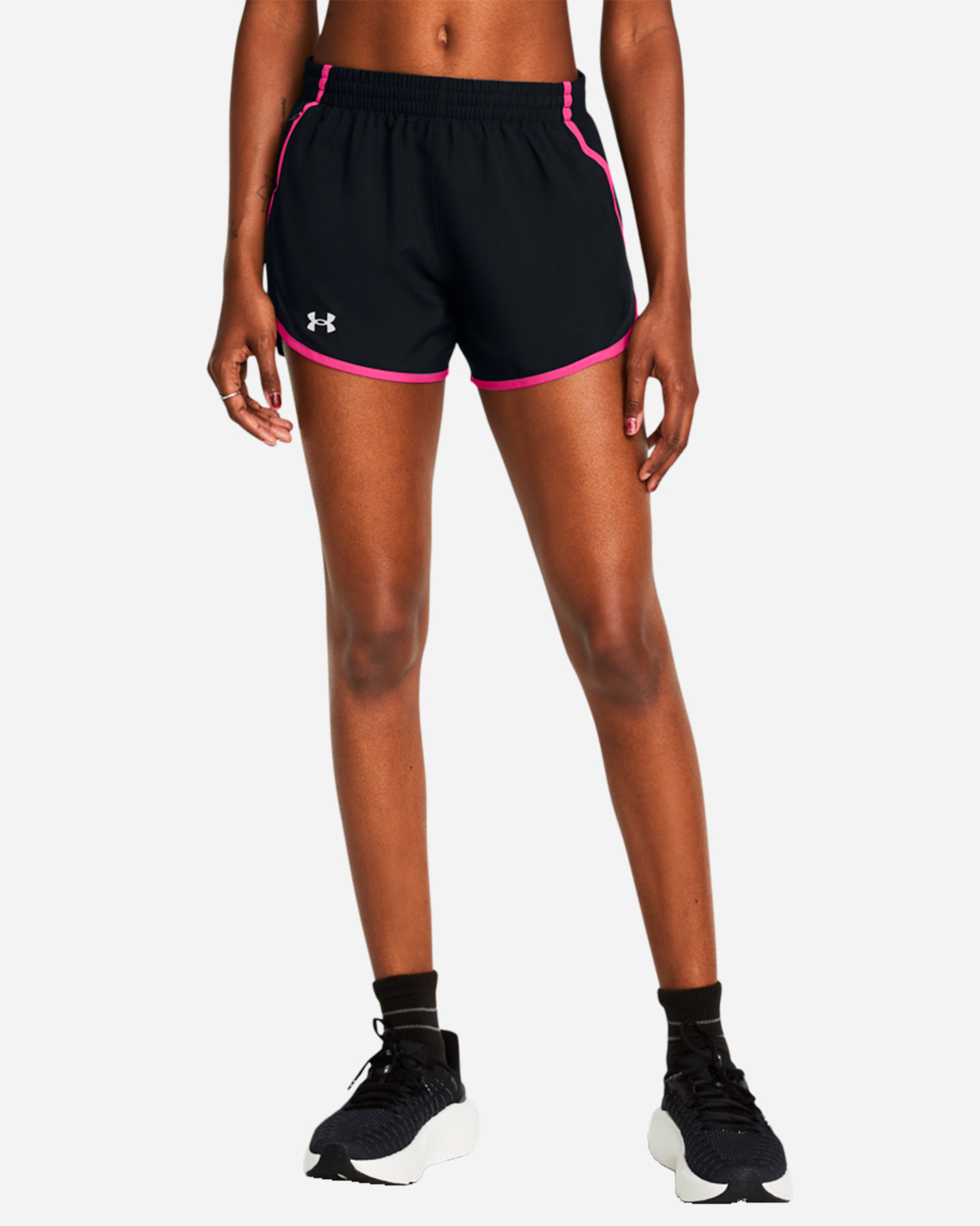 Short running UNDER ARMOUR FLY BY W - Nero - 2 | Cisalfa Sport