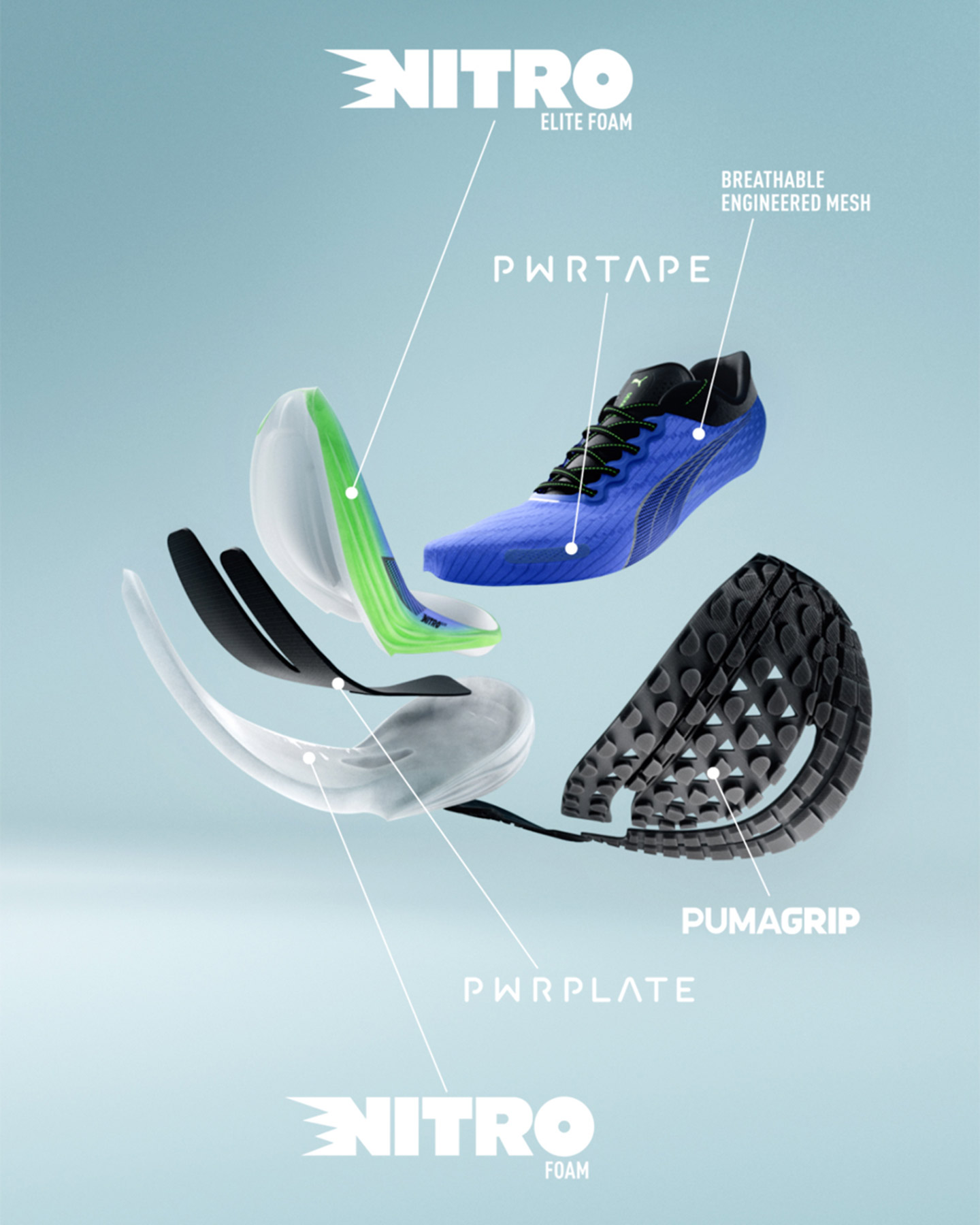 Scarpe running PUMA DEVIATE NITRO 2 M - 6 | Cisalfa Sport