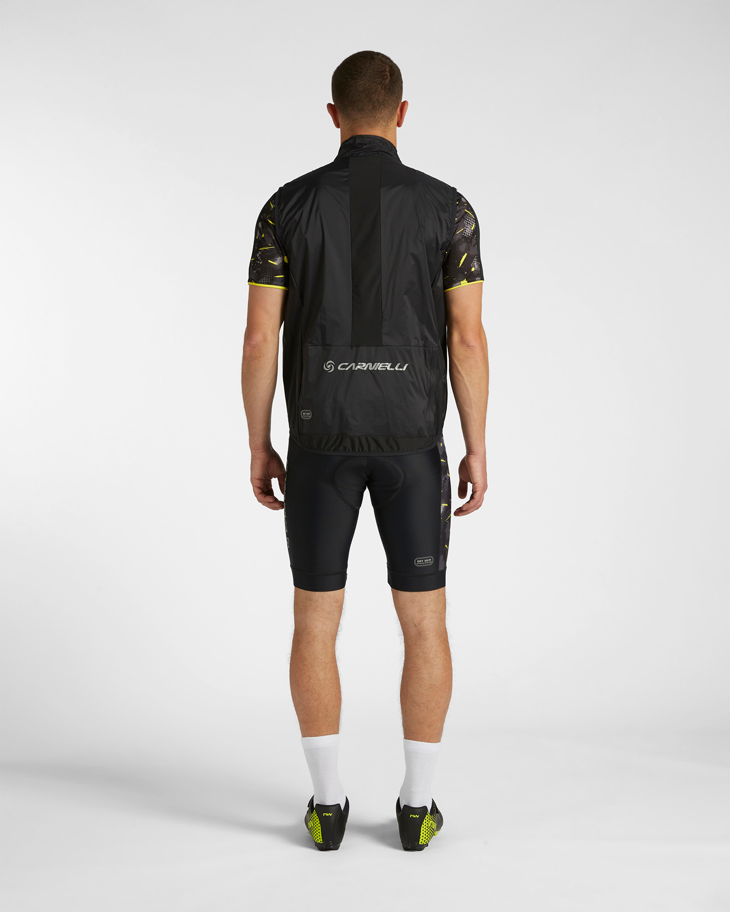 Giacca ciclismo CARNIELLI WINDPROOF FULL ZIP M - Nero - 2 | Cisalfa Sport