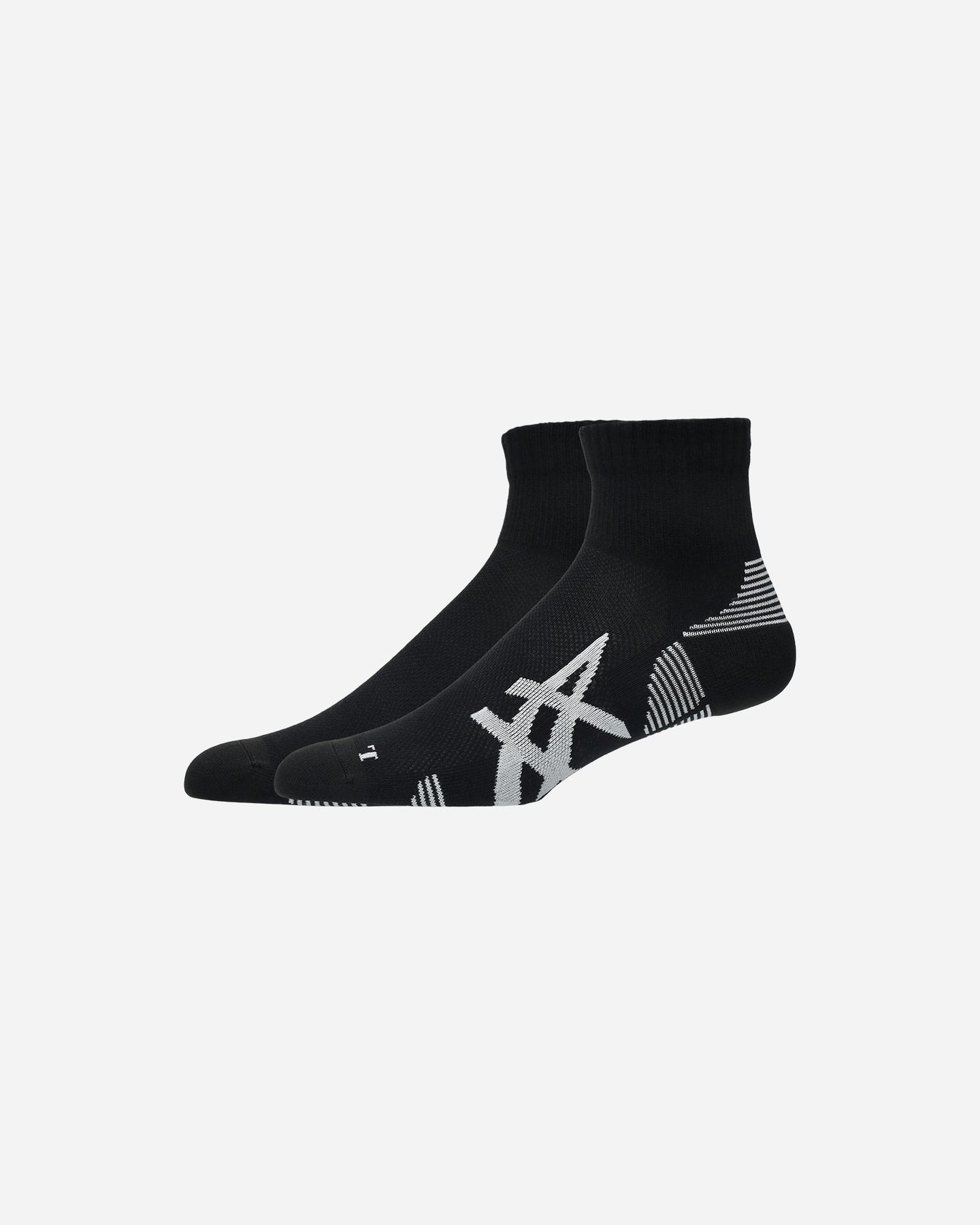 Calze running ASICS RUN 2PACK - Nero - 1 | Cisalfa Sport