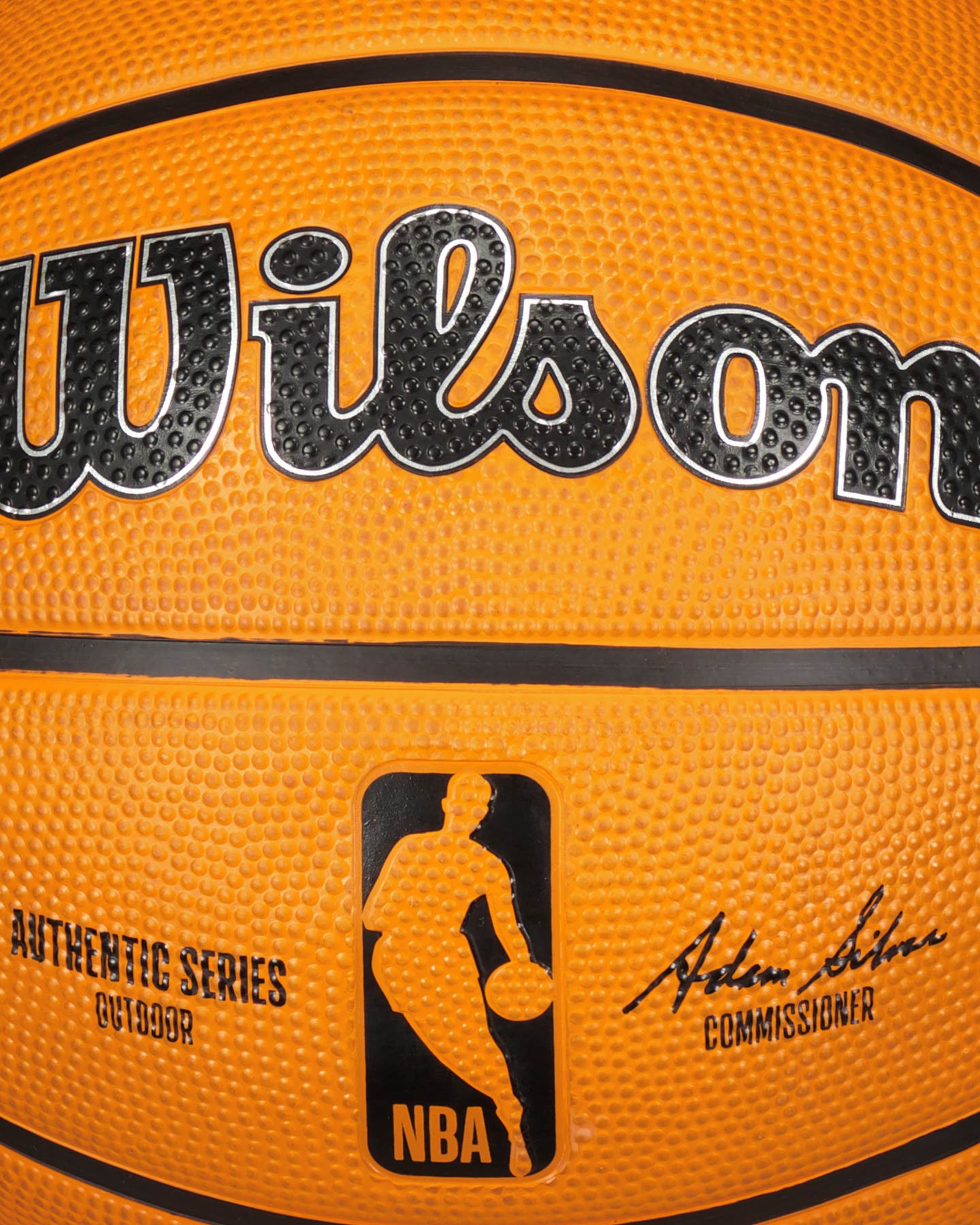 Pallone basket WILSON NBA AUTHENTIC  - Marrone - 1 | Cisalfa Sport
