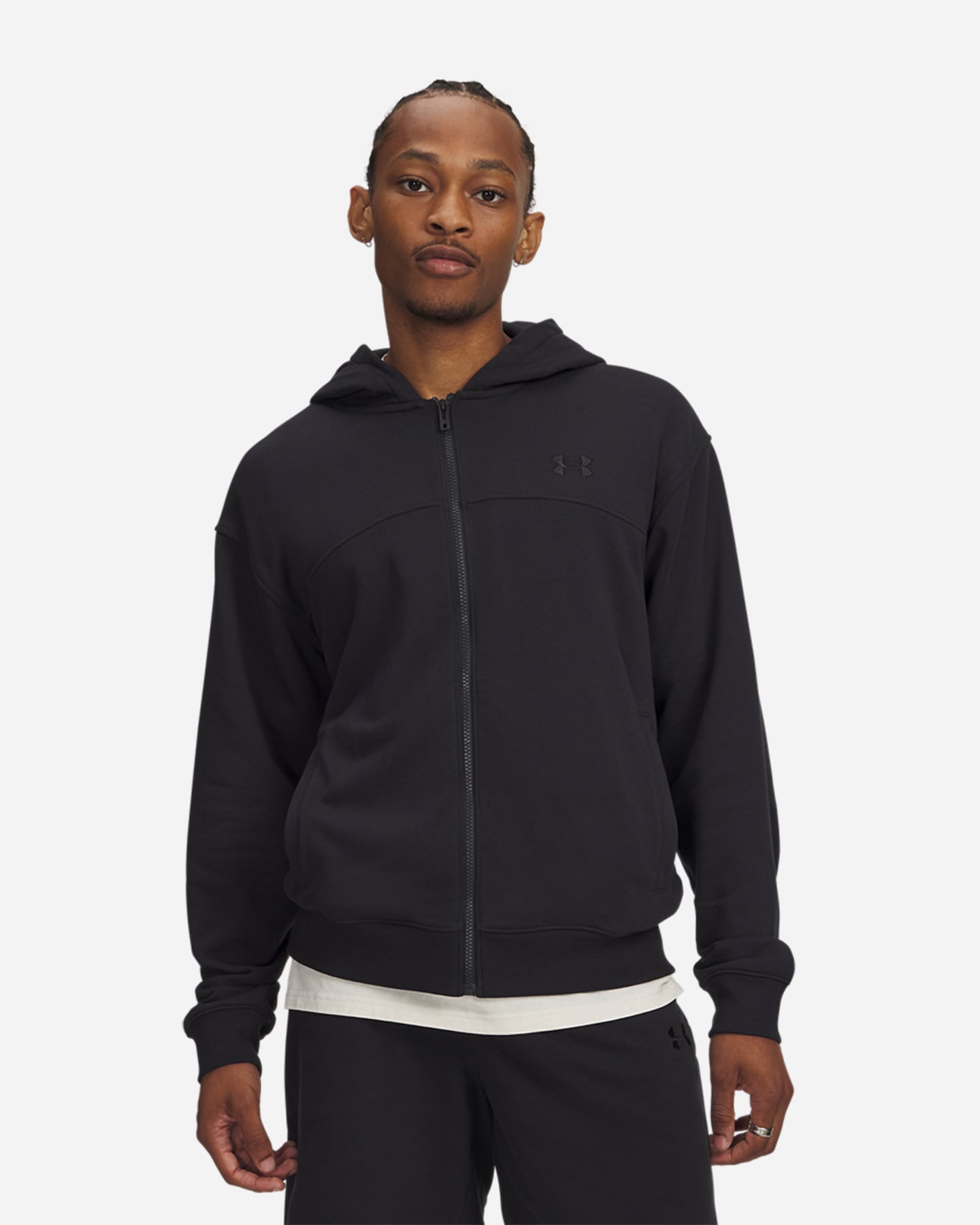 Felpa UNDER ARMOUR RIVAL LIGHTWEIGHT M - Nero - 0 | Cisalfa Sport