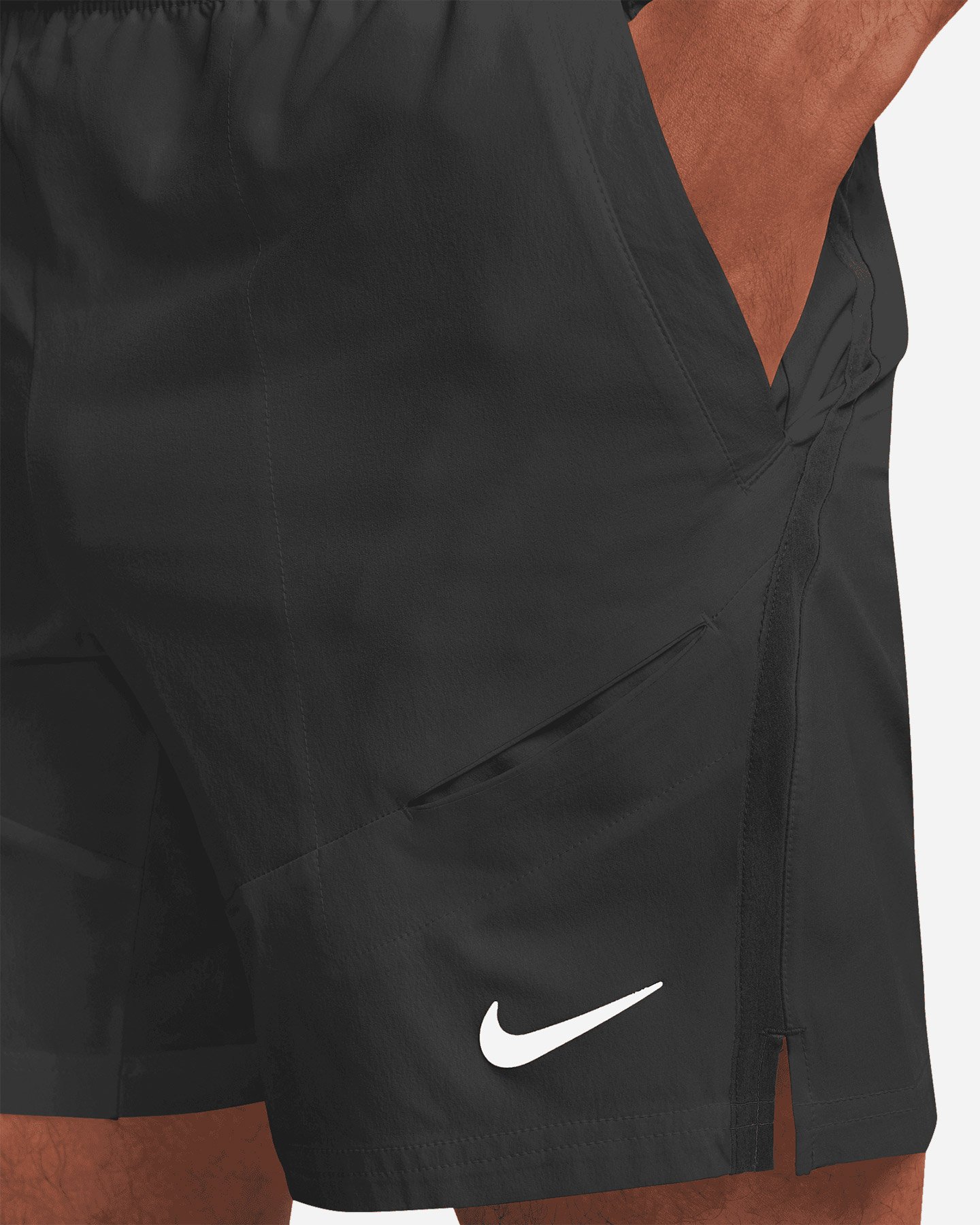 Pantaloncini tennis NIKE ADVANTAGE M - Nero - 5 | Cisalfa Sport