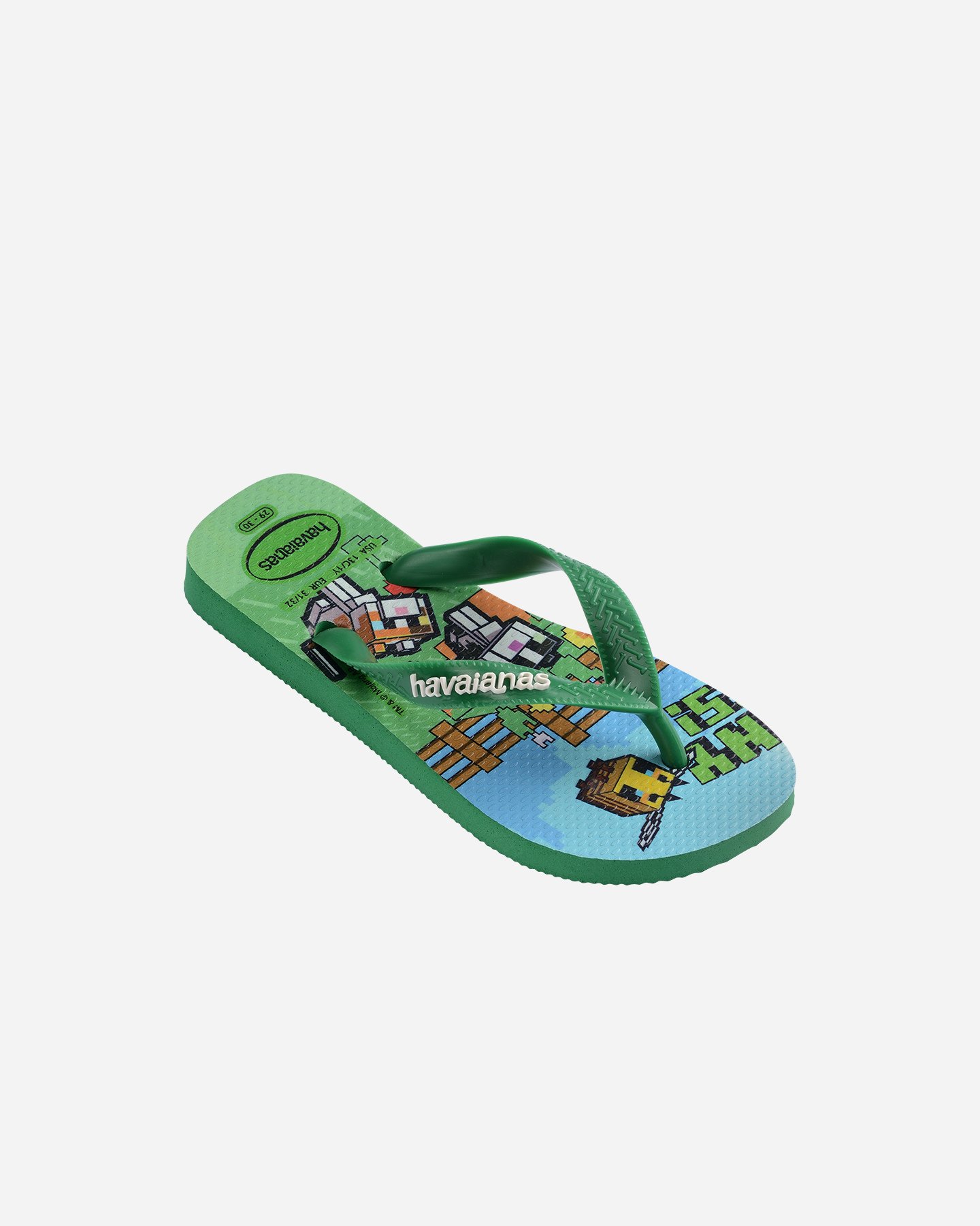 Infradito HAVAIANAS MINECRAFT JR - Verde - 2 | Cisalfa Sport