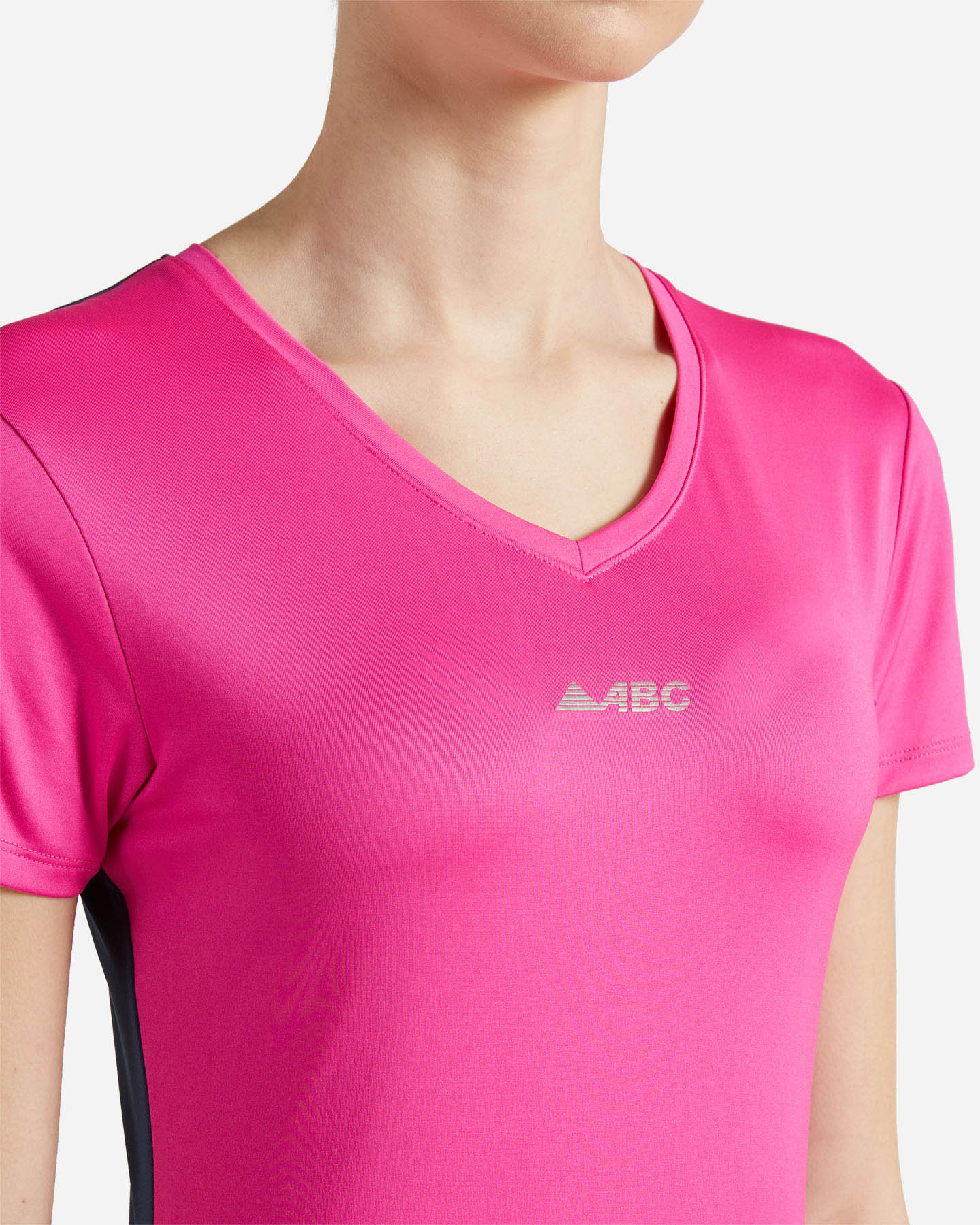 T-shirt running ABC RUNWAVE W - Rosa - 4 | Cisalfa Sport
