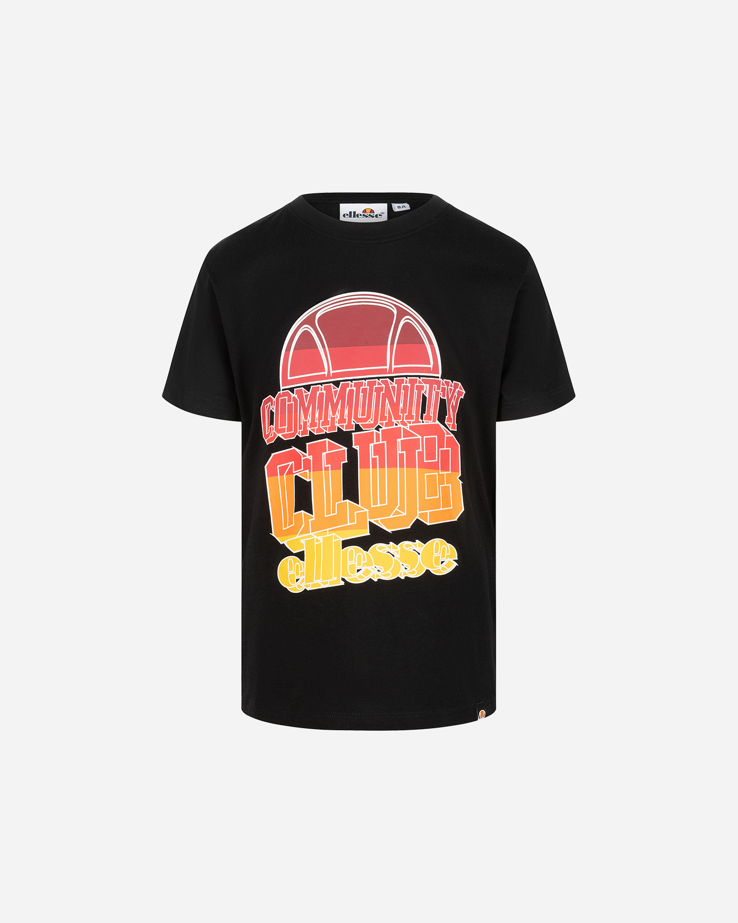 T-shirt ELLESSE COMMUNITY CLUB JR - Nero - 0 | Cisalfa Sport