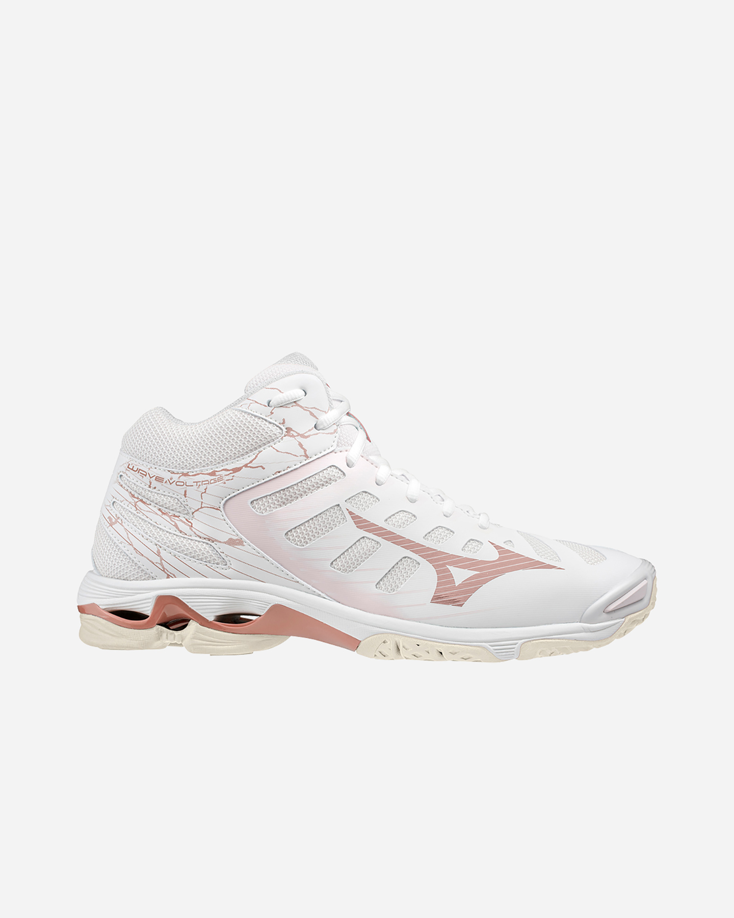 Scarpe volley MIZUNO WAVE VOLTAGE MID W - Bianco - 0 | Cisalfa Sport