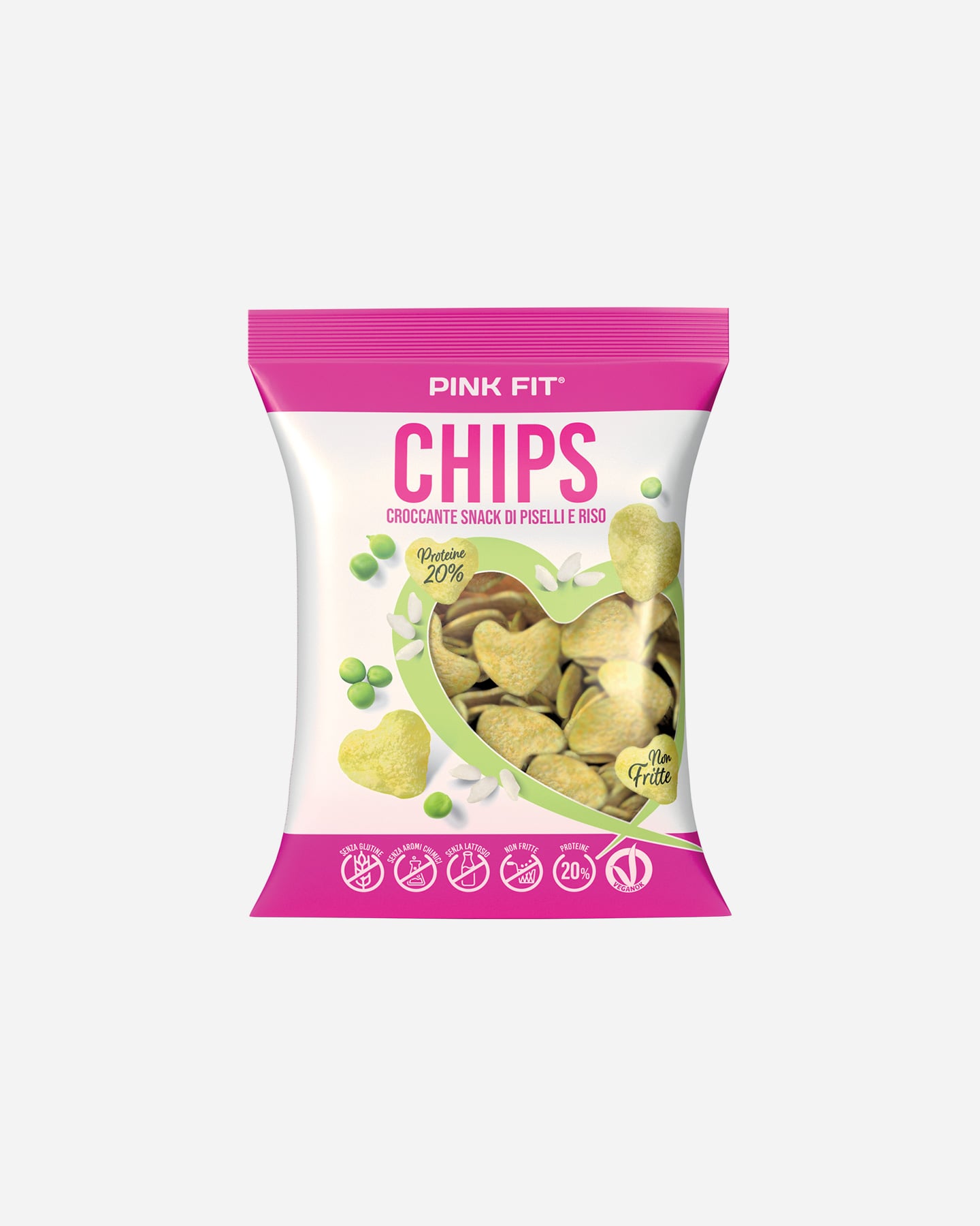 Alimento proteico PROACTION CHIPS PISELLI E RISO 25 G  - Color mix - 0 | Cisalfa Sport