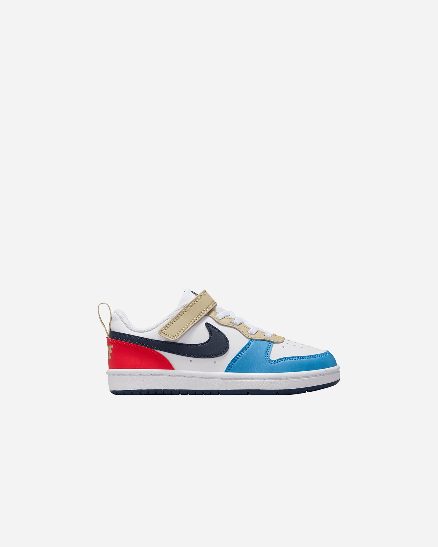 Scarpe sneakers NIKE COURT BOROUGH LOW RECRAFT PS JR - Bianco - 0 | Cisalfa Sport